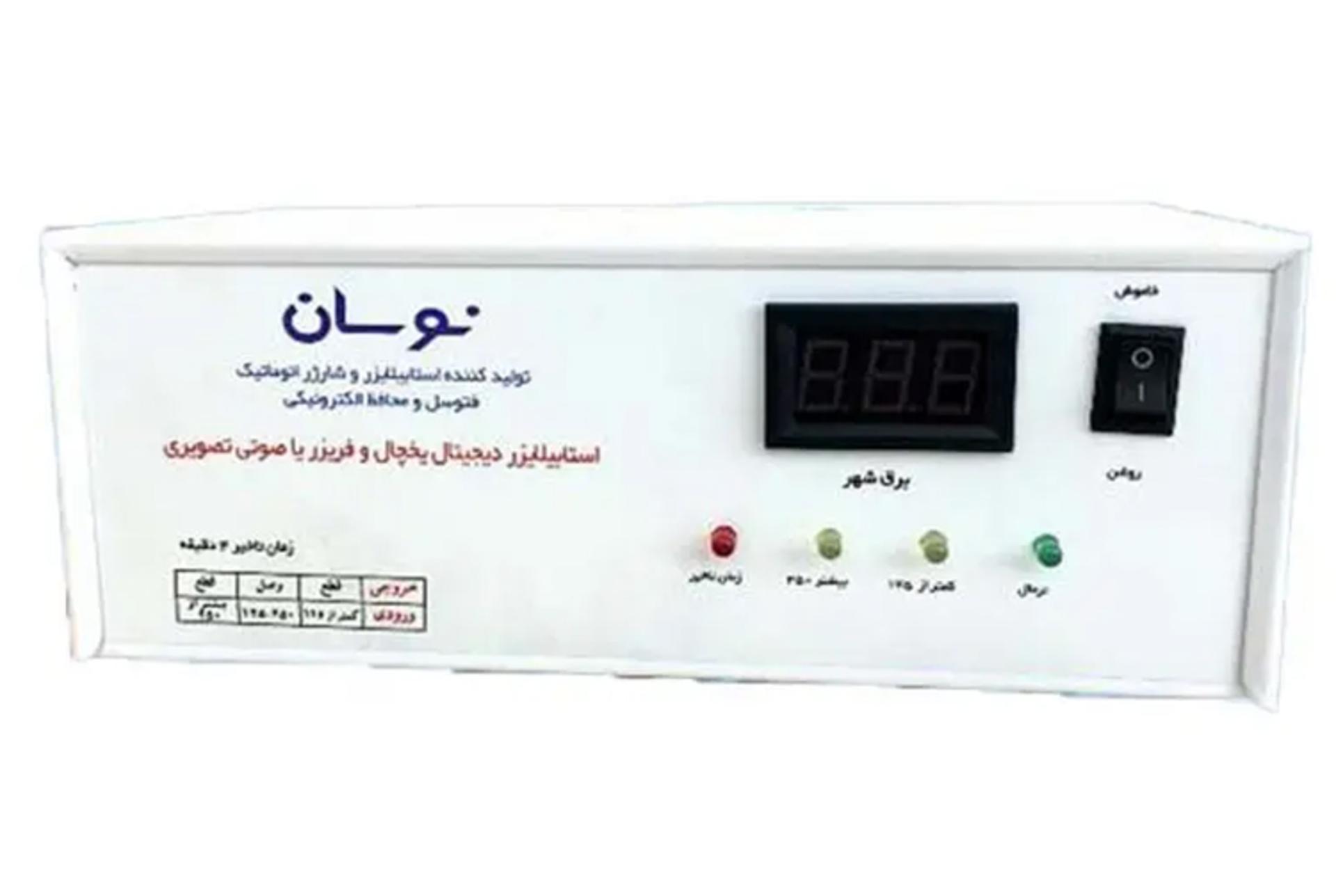 استابلایزر نوسان مدل 1000 ولت‌آمپر نمای روبرو