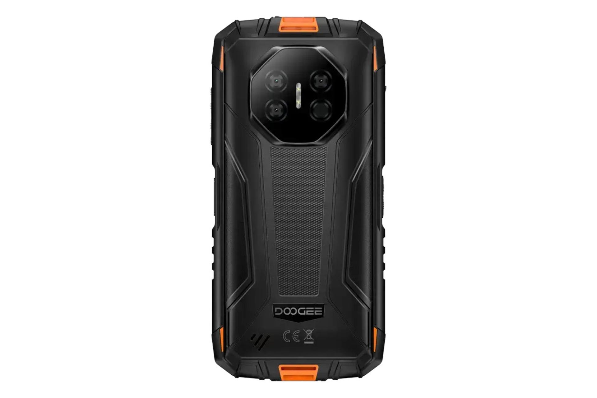 چینش دوربین گوشی موبایل Fire 3 اولترا دوجی مشکی و نارنجی / Doogee Fire 3 Ultra