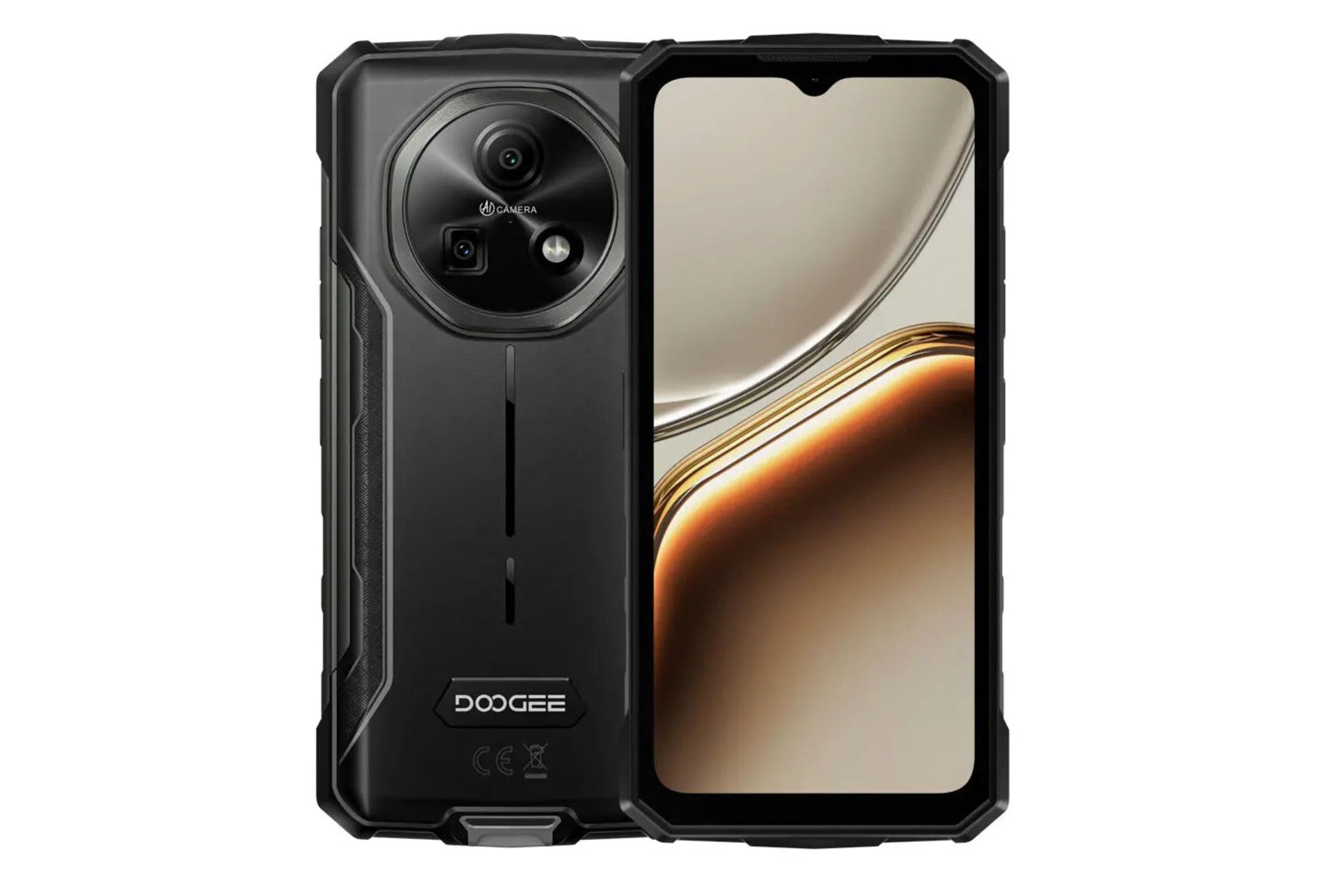 پنل جلو و پشت گوشی موبایل دوجی Doogee Fire 7 مشکی و خاکستری