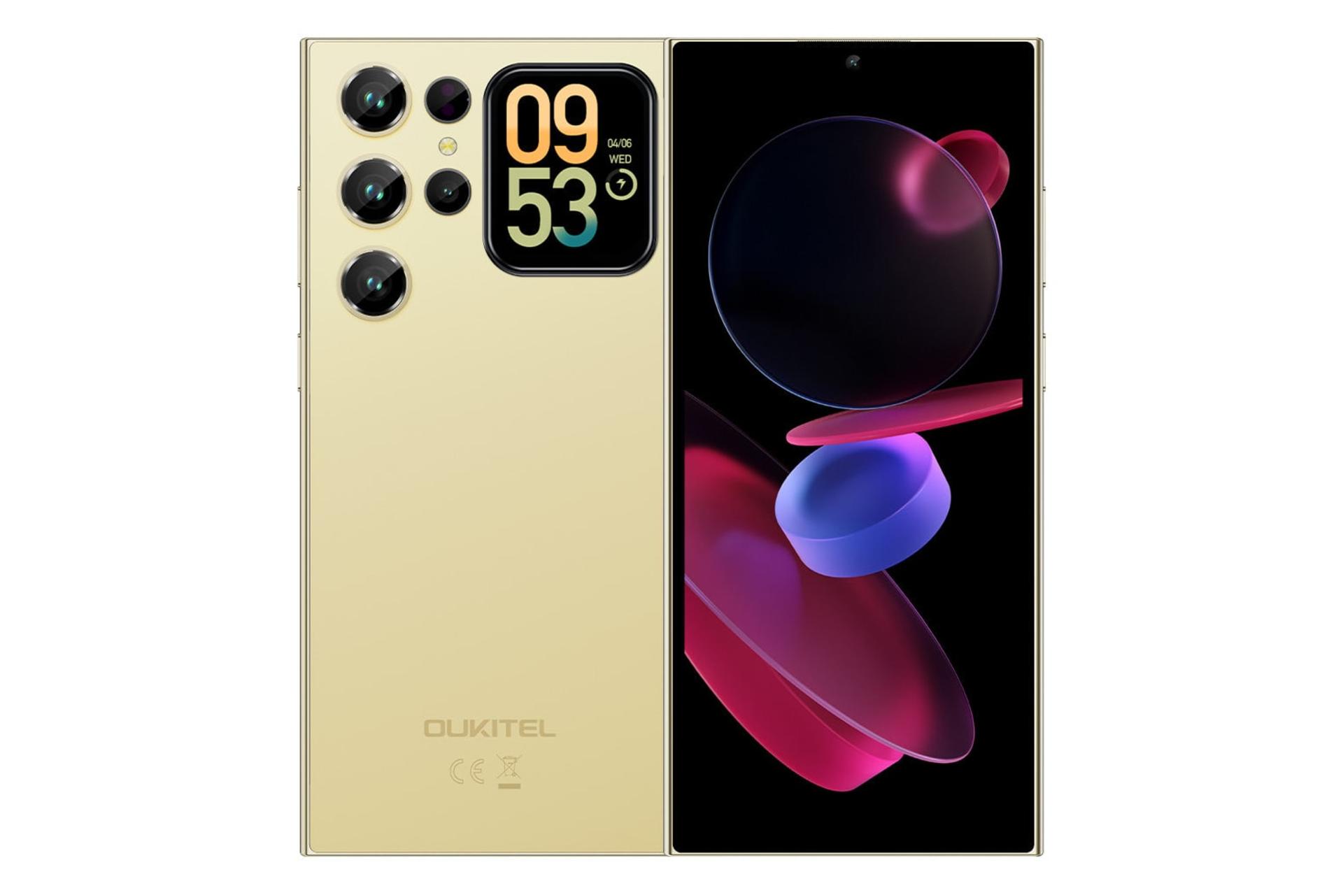 پنل جلو و پشت گوشی موبایل اوکیتل Oukitel C62 زرد