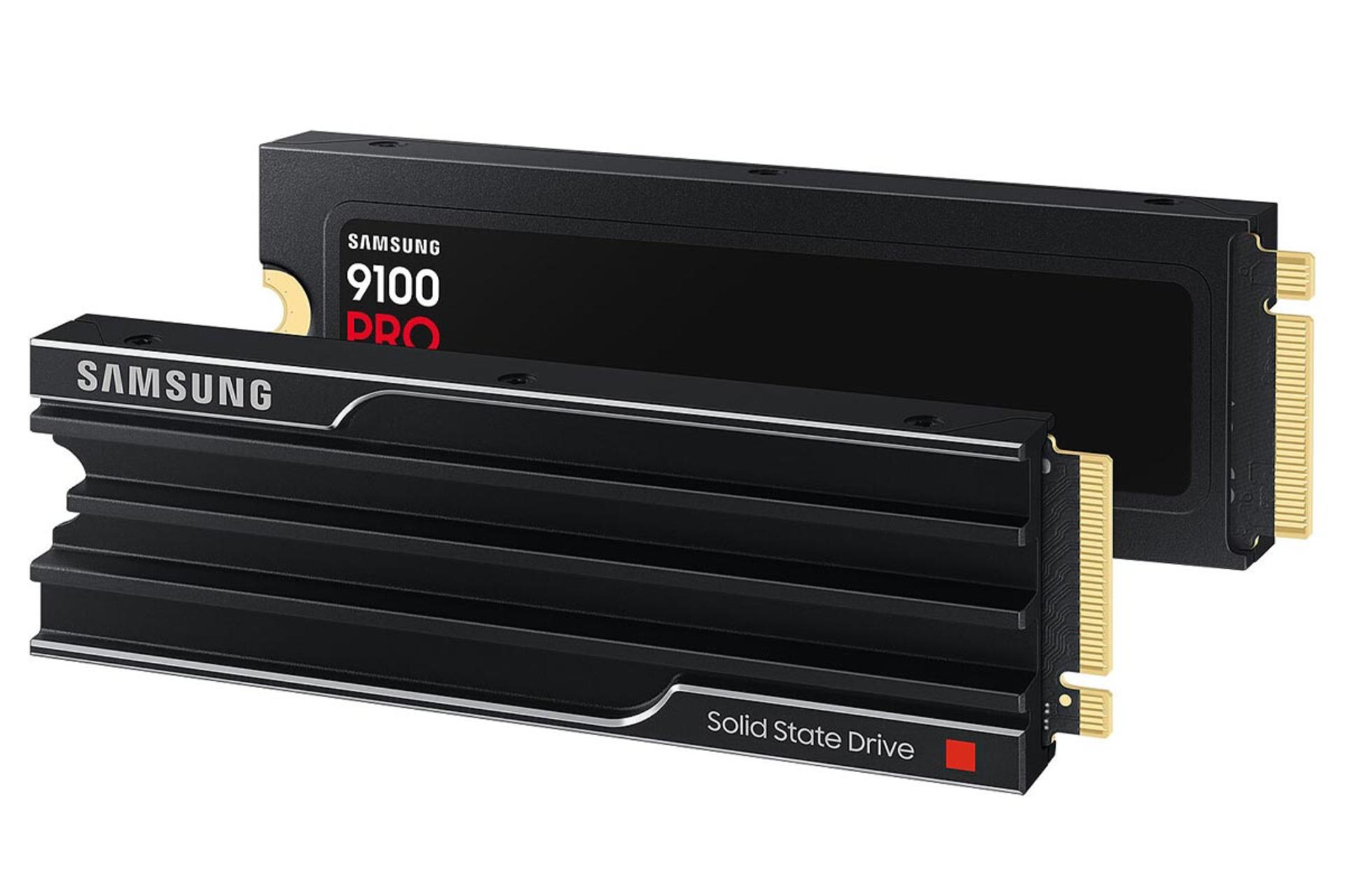 کانکتور و اتصال اس اس دی سامسونگ 9100PRO with Heatsink NVMe M.2 ظرفیت 1 ترابایت