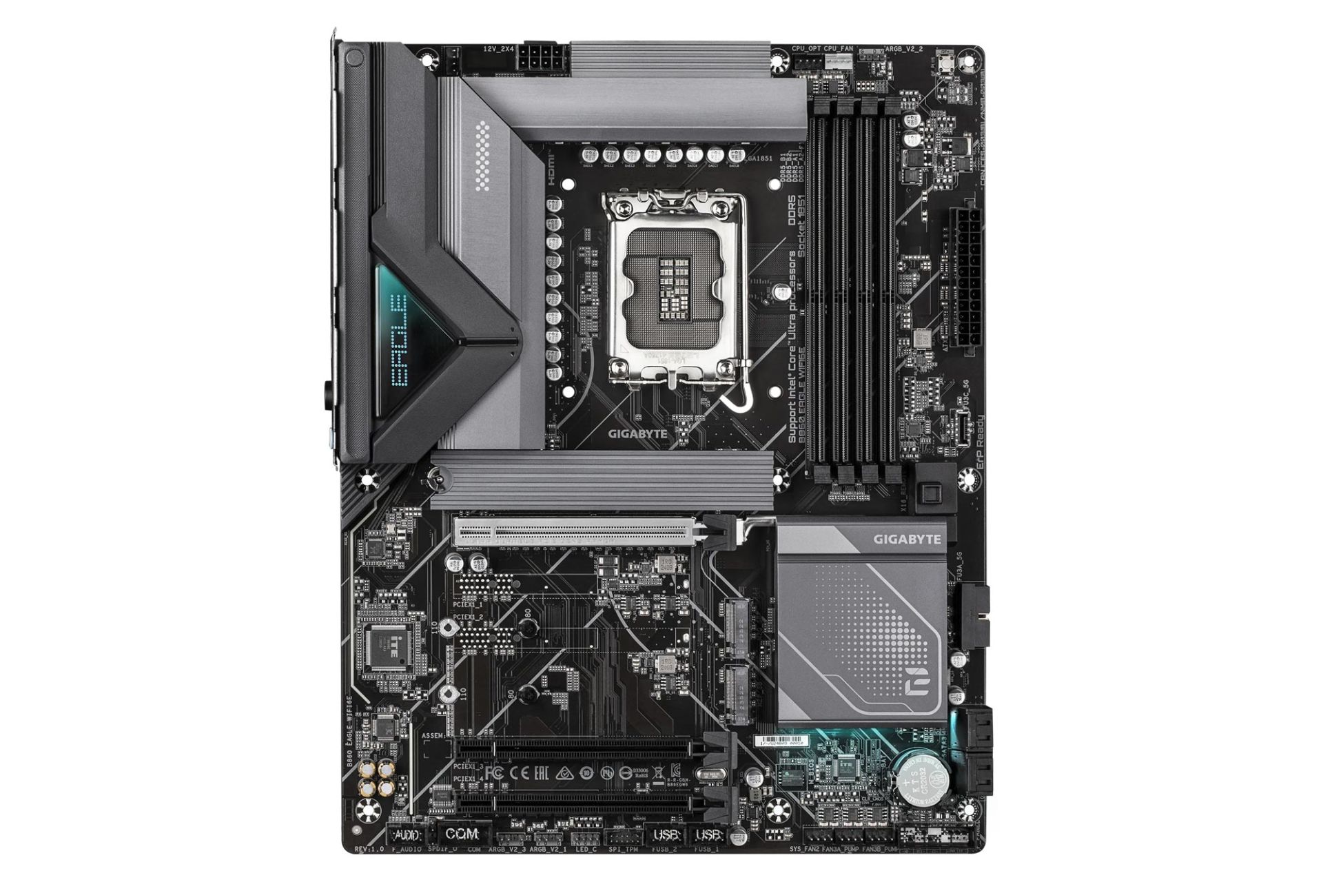 مادربرد گیگابایت B860 EAGLE WIFI6E نمای بالا