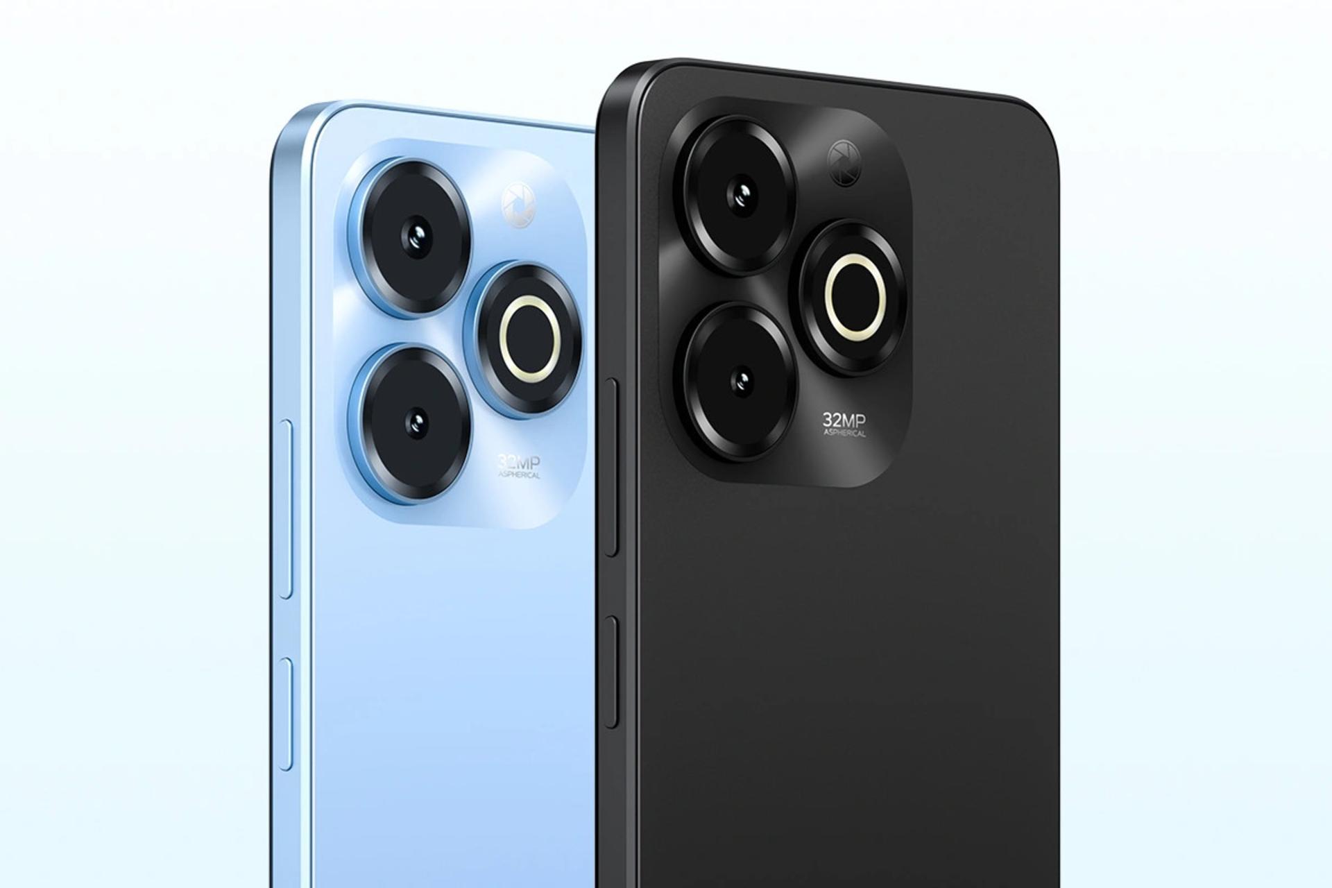 چینش دوربین گوشی موبایل اومی دیجی UMIDIGI G100x 5G آبی و مشکی