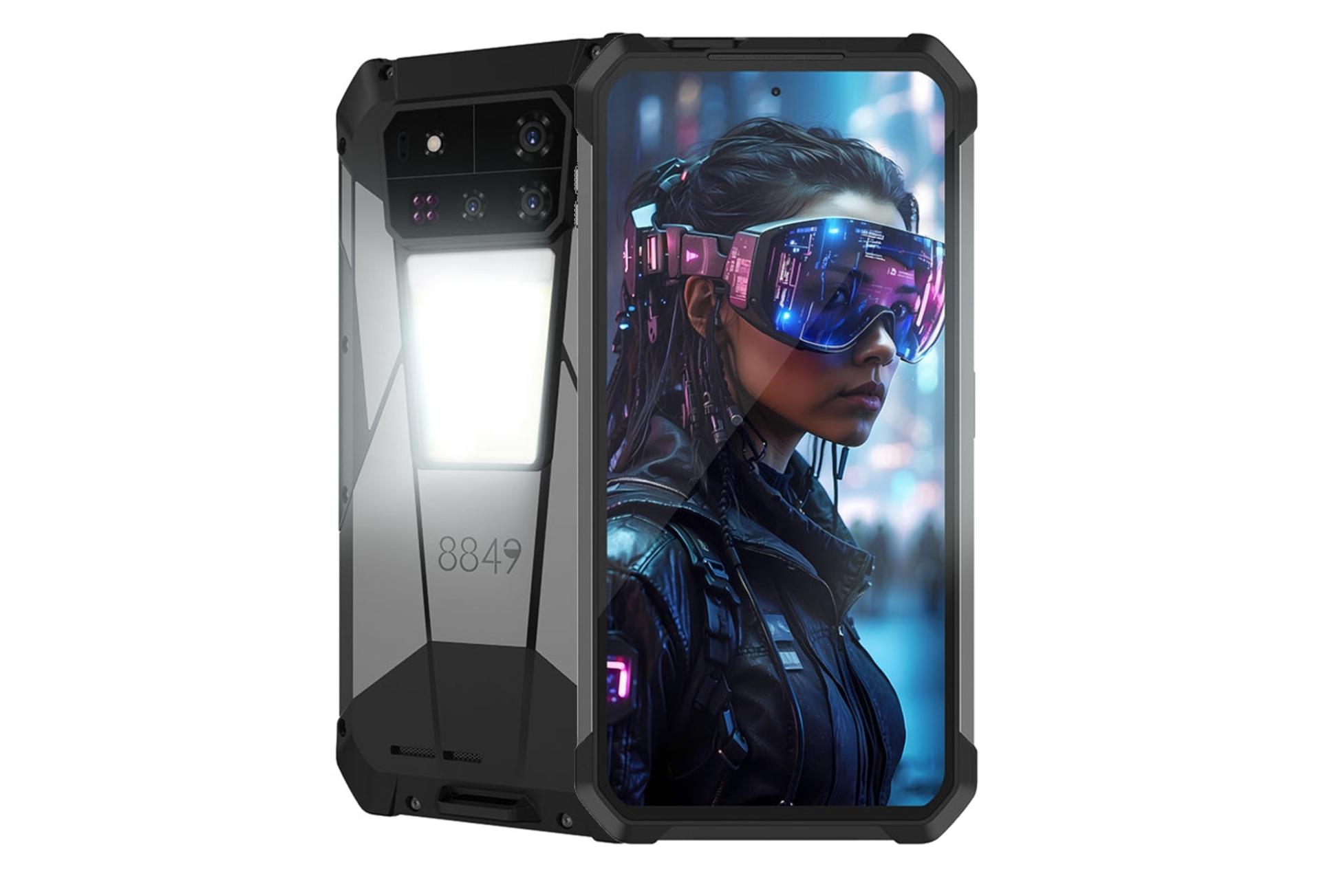 پنل جلو و پشت گوشی موبایل یونی هرتز Unihertz Tank 4 Pro