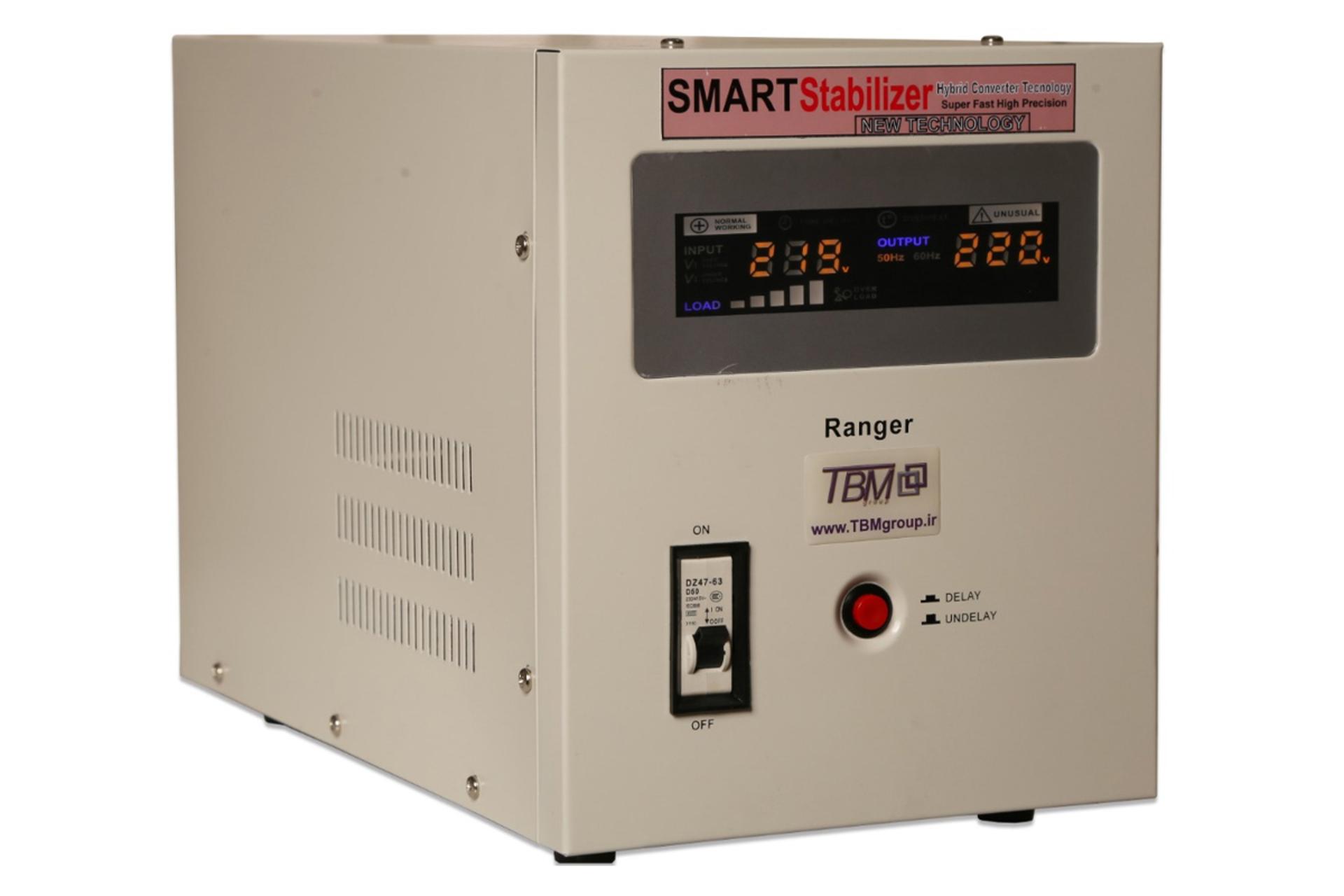 ابعاد و اندازه استابلایزر تی بی ام مدل STB-HSF 12K/S