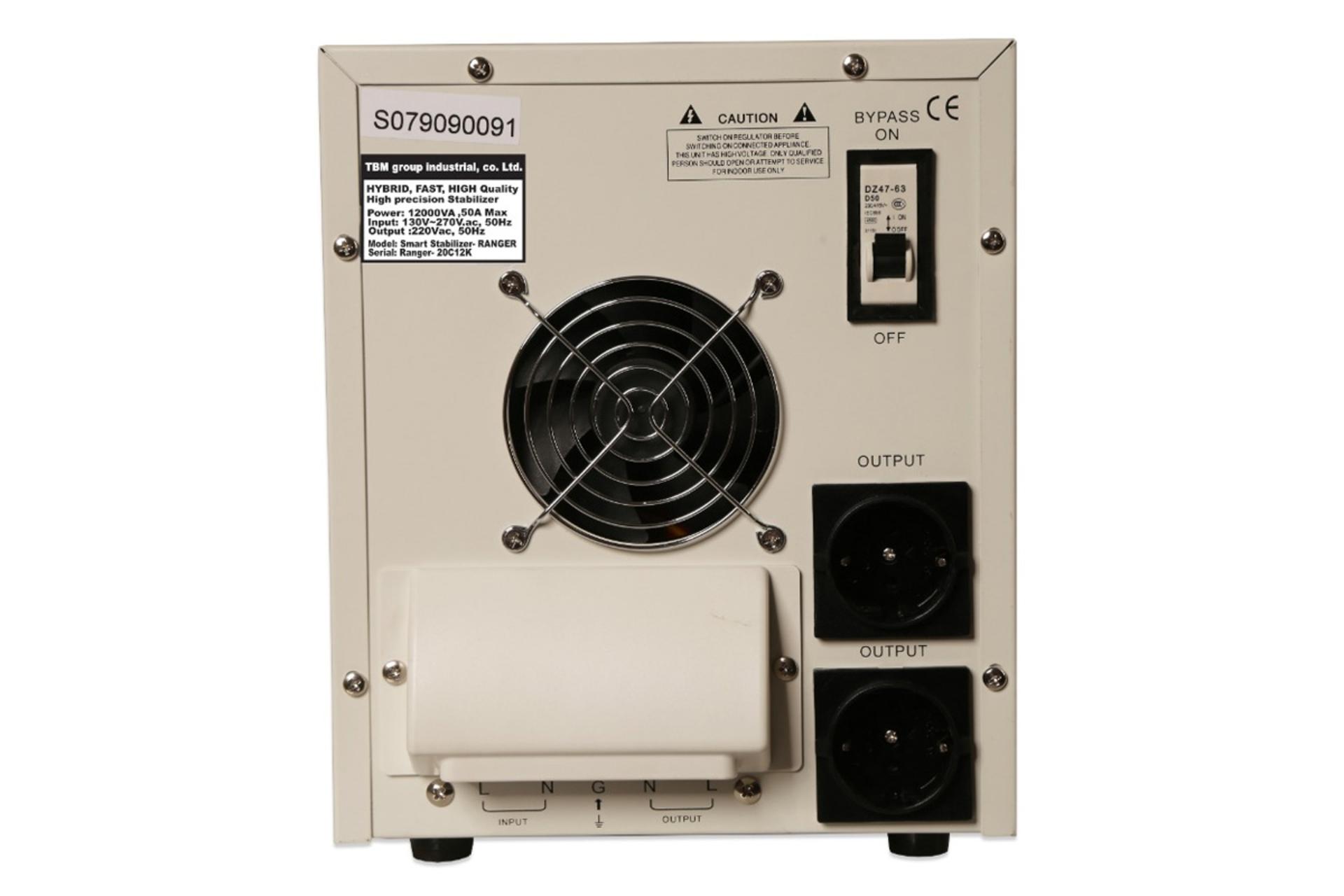 نمای پشت استابلایزر تی بی ام مدل STB-HSF 12K/S