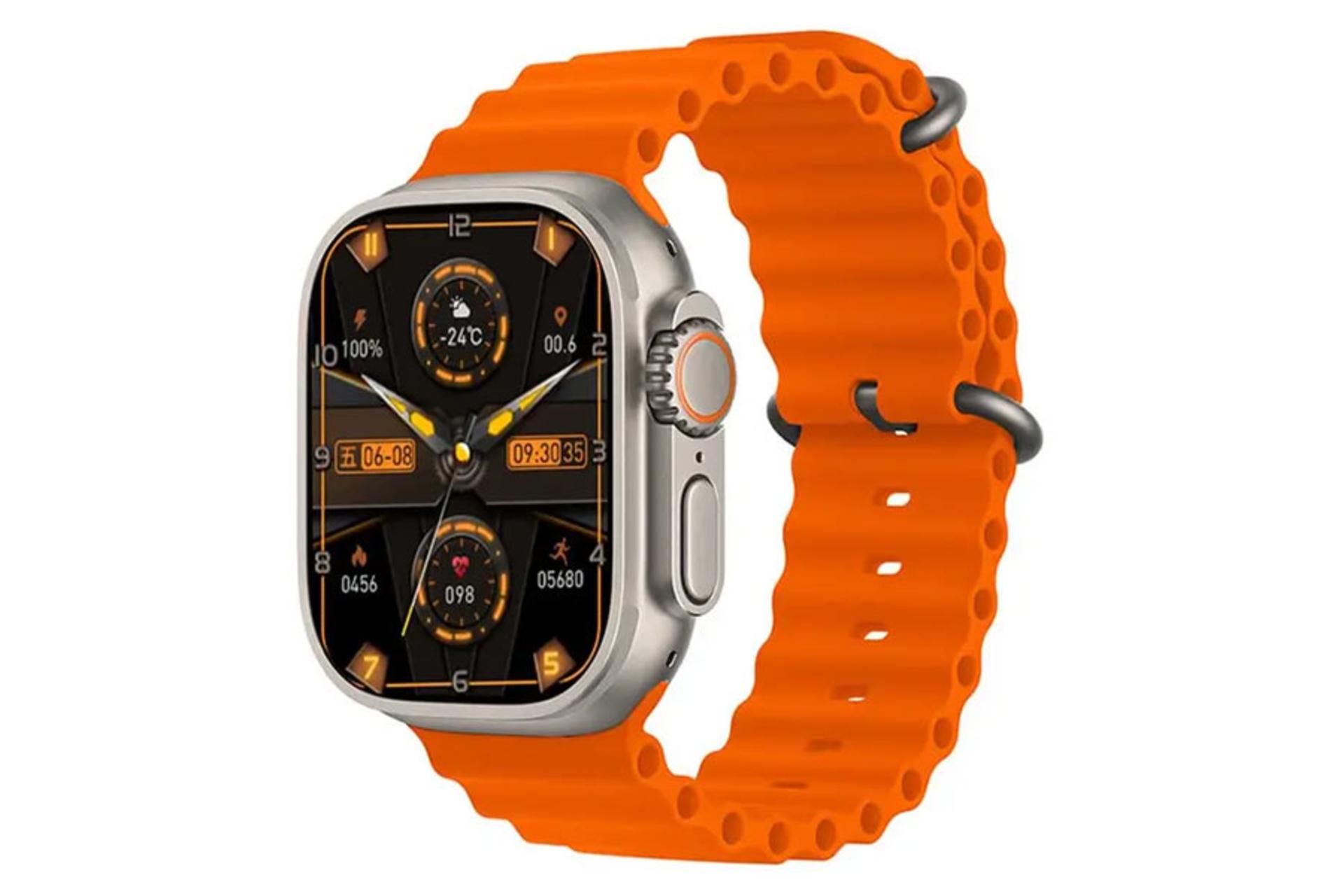 ساعت هوشمند ویرفیت CX8 Ultra Max رنگ نارنجی