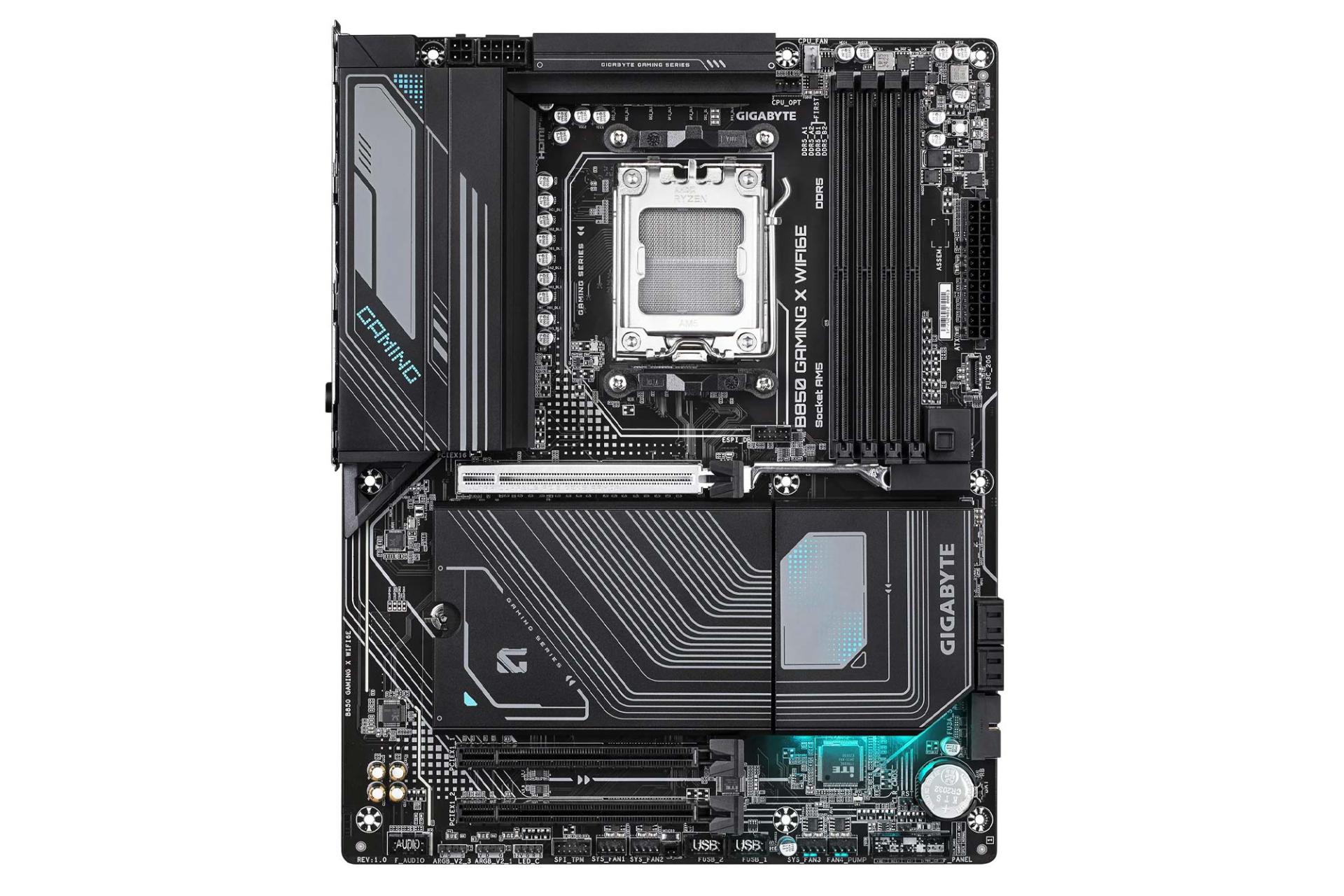 مادربرد گیگابایت B850 GAMING X WIFI6E (rev. 1.x) نمای بالا