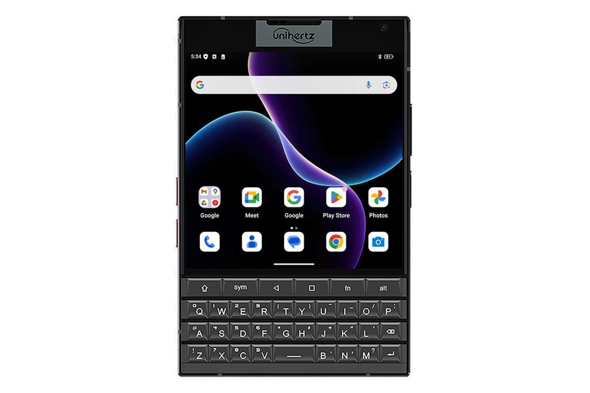 پنل جلو و صفحه کلید گوشی موبایل یونی هرتز Unihertz Titan 2