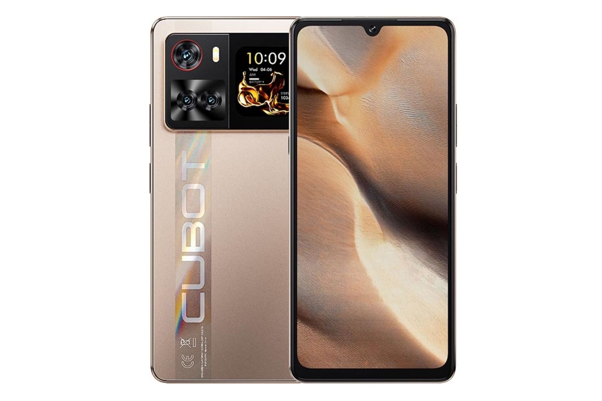 پنل جلو و پشت گوشی موبایل کوبوت Cubot X100 طلایی