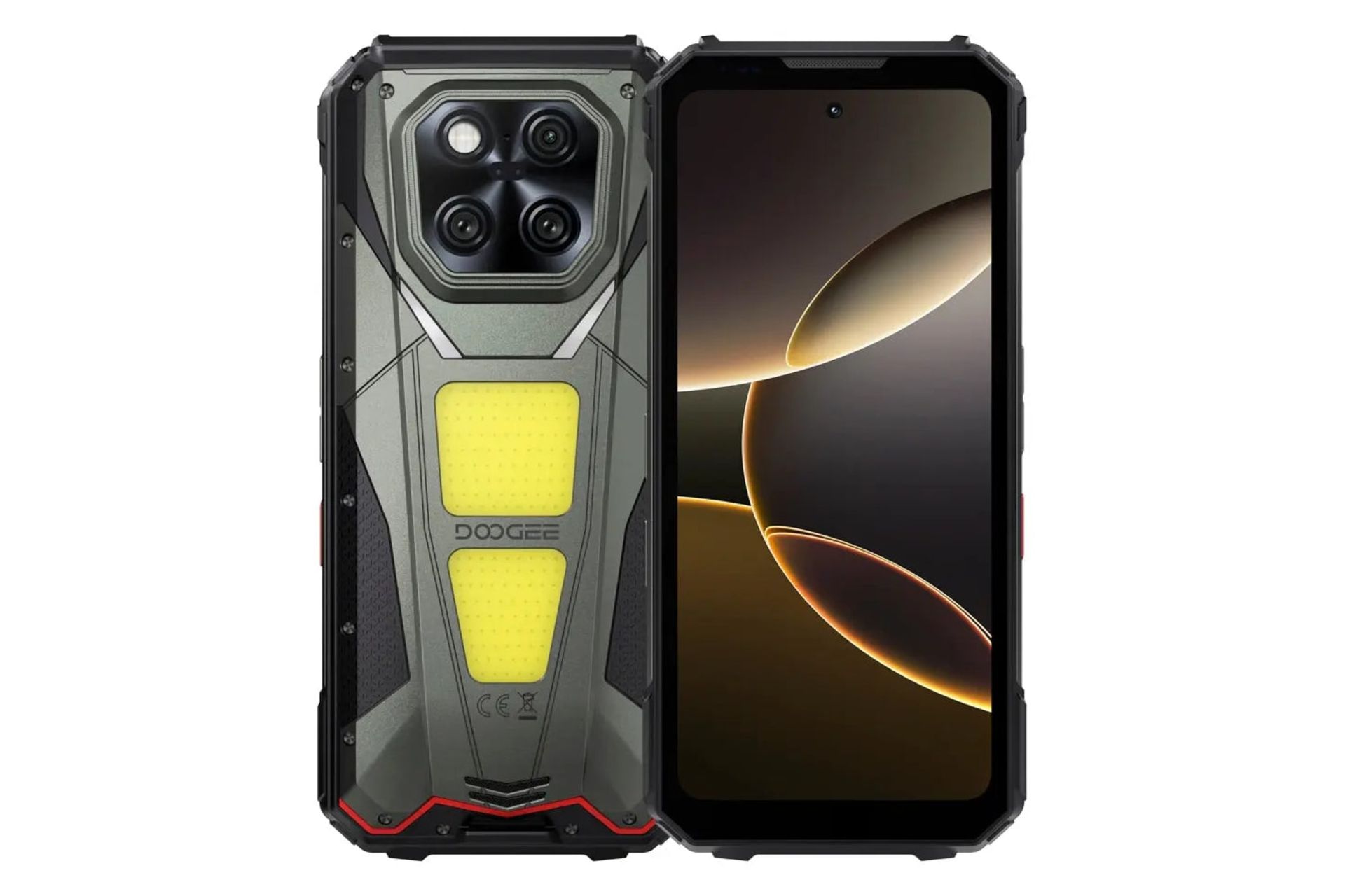 پنل جلو و پشت گوشی موبایل دوجی Doogee V Max Play خاکستری