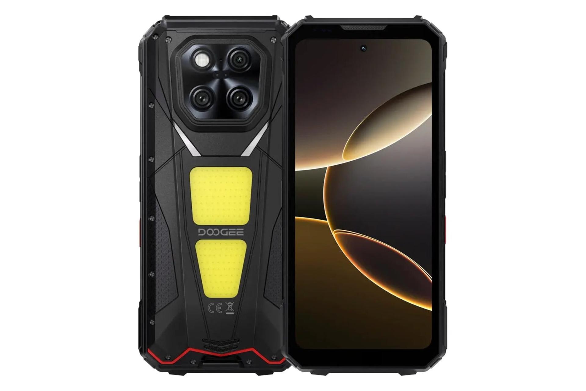 پنل جلو و پشت گوشی موبایل دوجی Doogee V Max Play مشکی