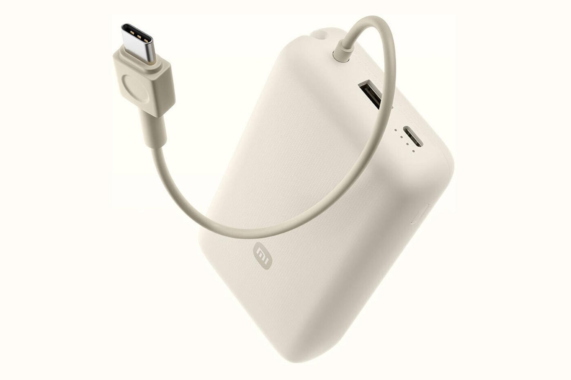 کانکتور و اتصال پاور بانک شیائومی 33W PB2030MI با ظرفیت 20000 میلی‌آمپر ساعت