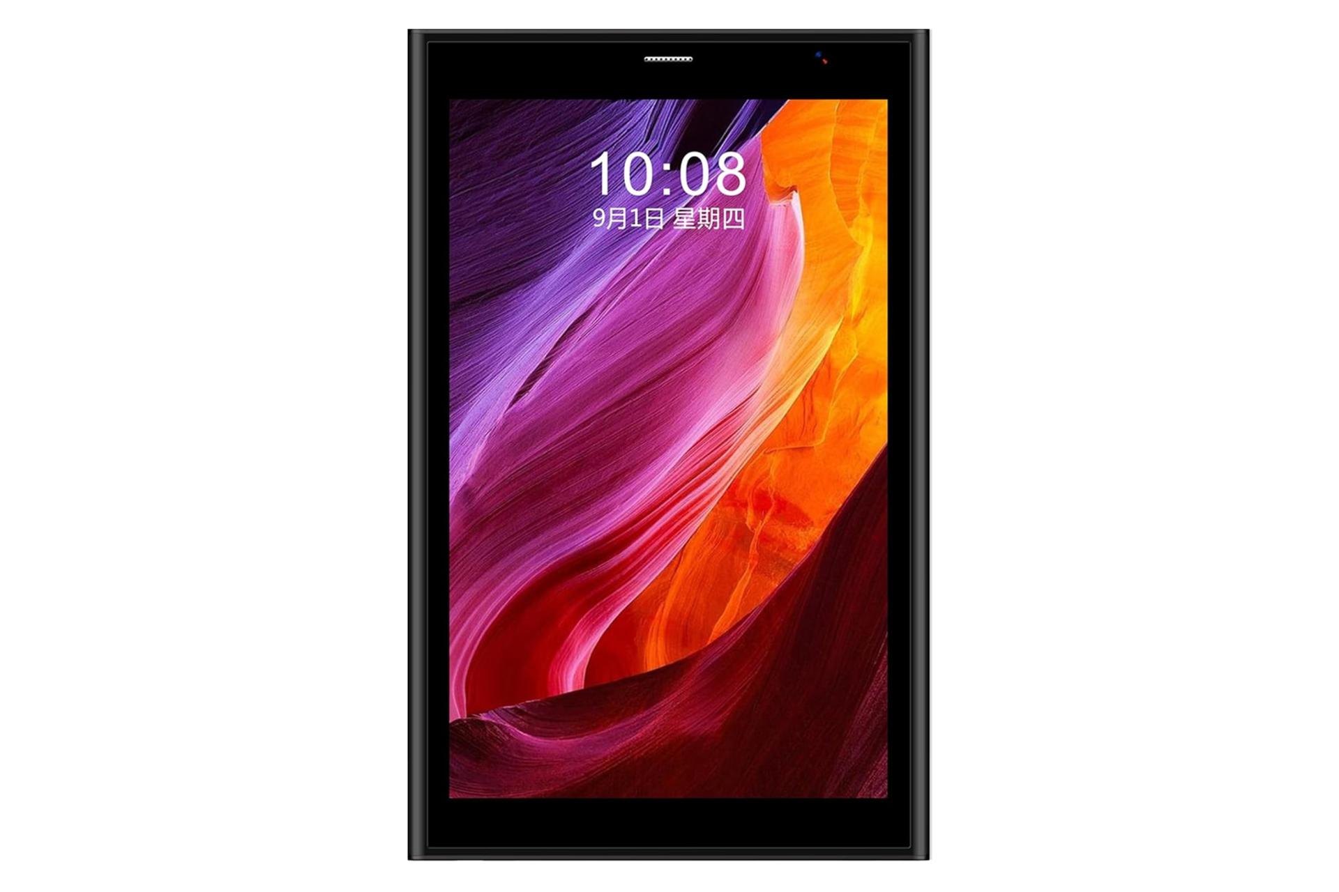 نمای جلوی تبلت سیدیا CM824 Ultra با نمایشگر روشن و نمایش حاشیه‌های نمایشگر