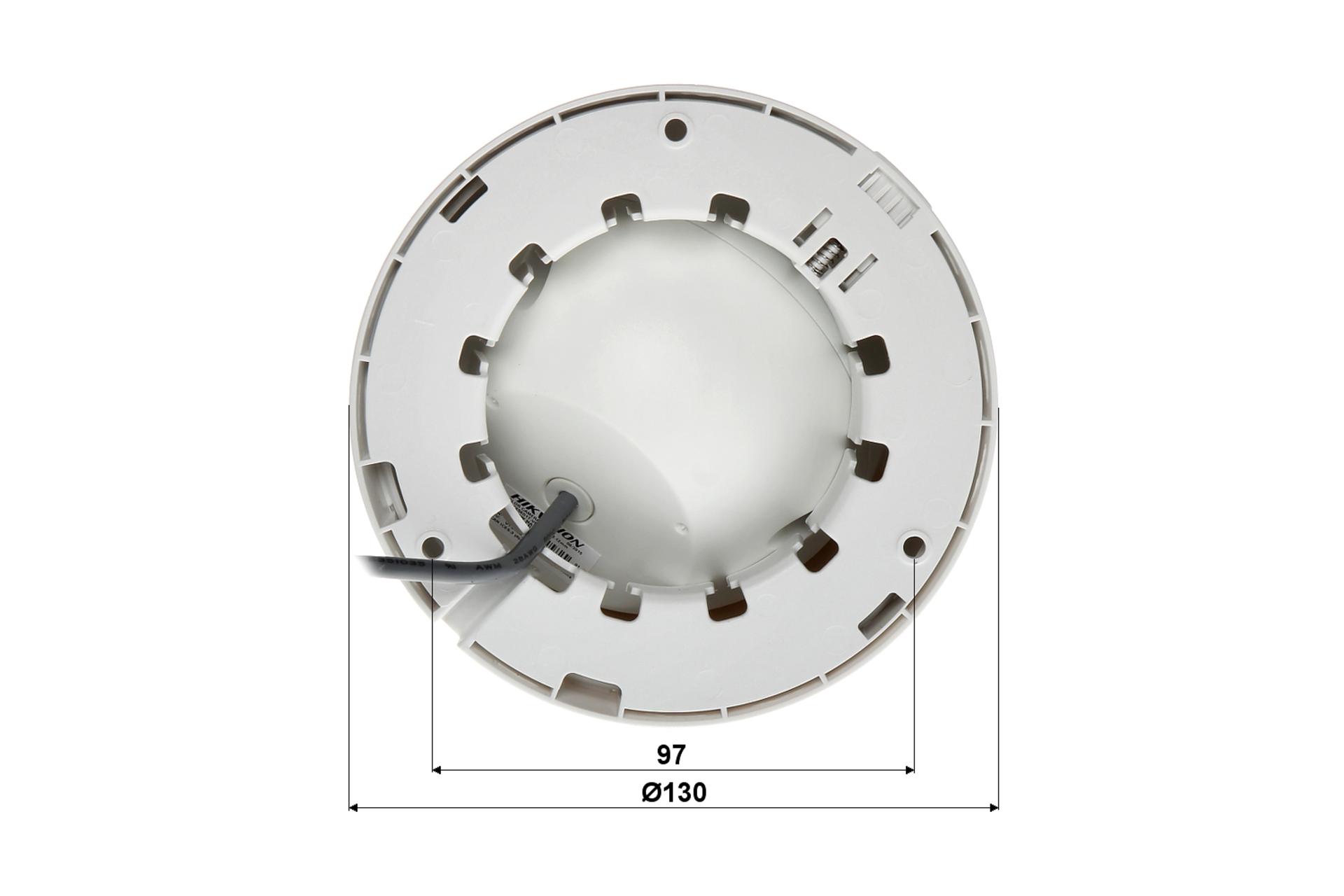 نمای پایین دوربین مداربسته هایک ویژن DS-2CE56D0T-VFIR3E