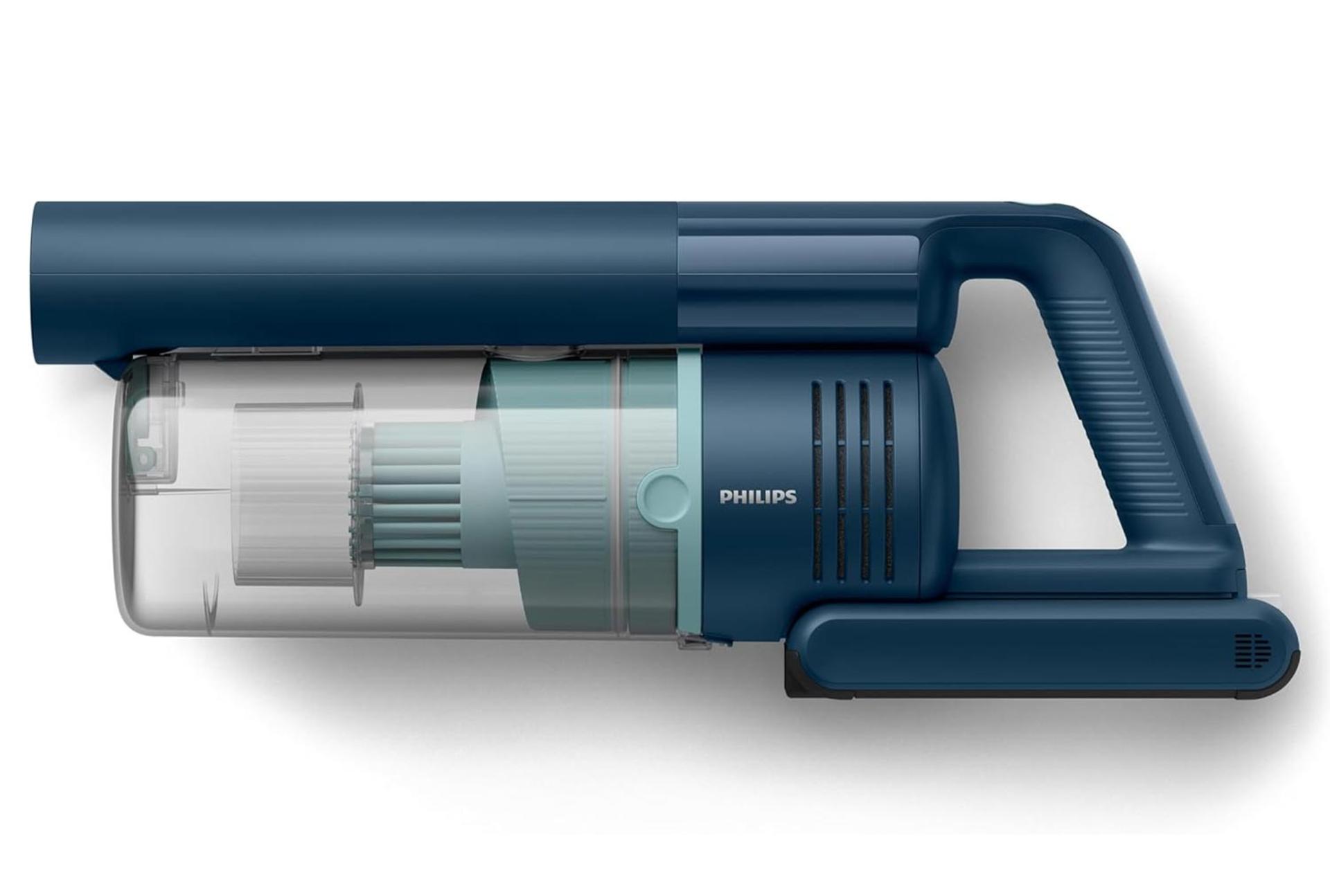 نمای کنار جارو شارژی فیلیپس XC5041