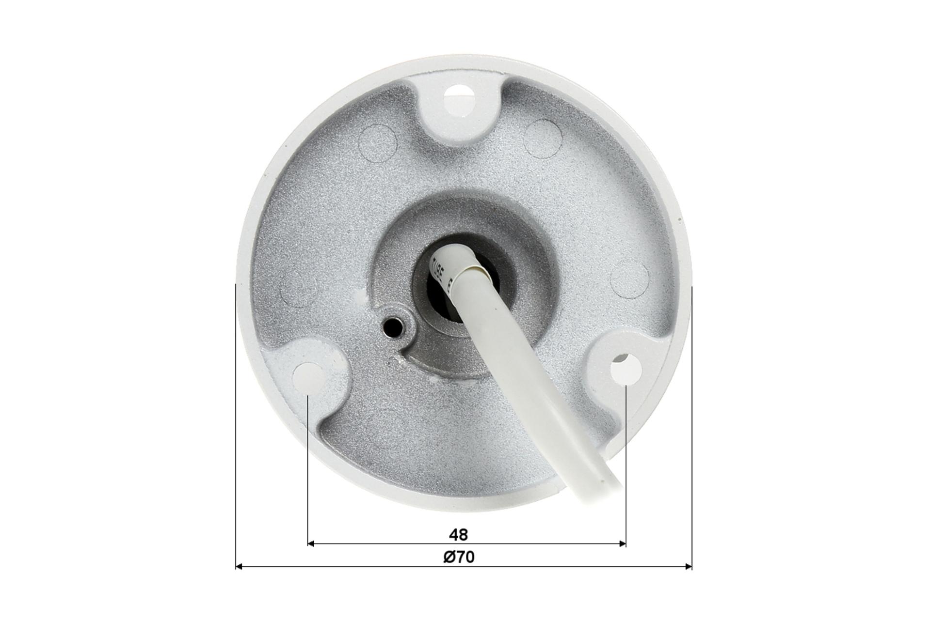 نمای پشت دوربین مداربسته هایک ویژن DS-2CD2083G2-I