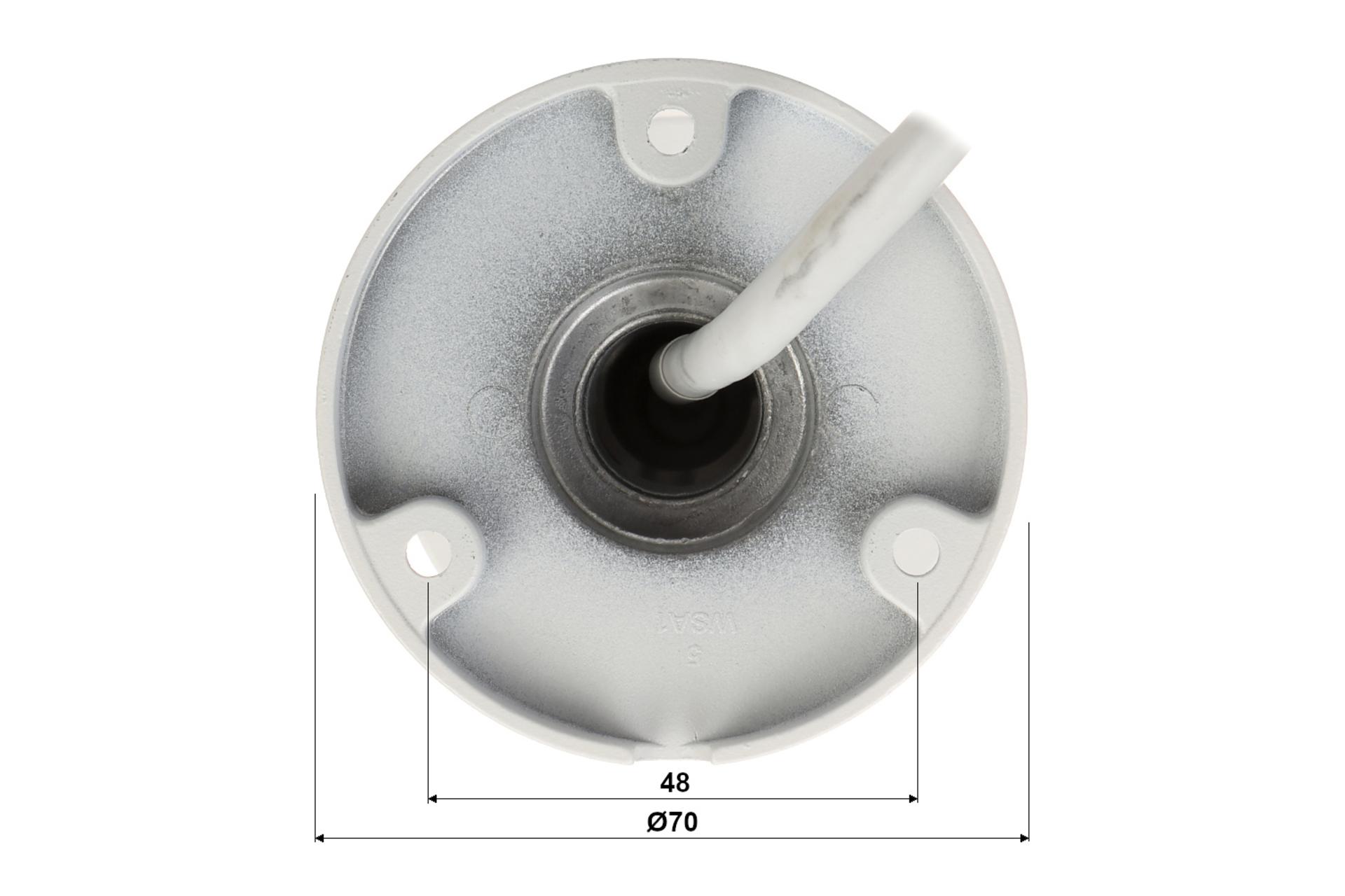 نمای پشت دوربین مداربسته هایک ویژن DS-2CD2043G2-LI