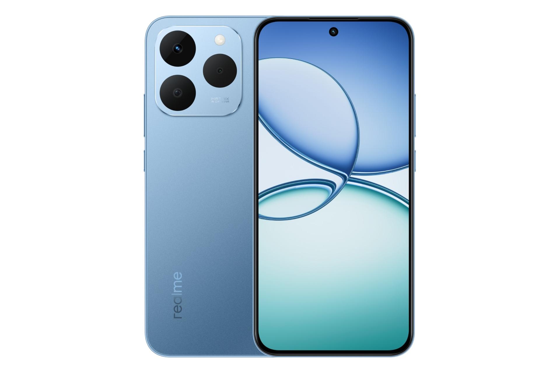 پنل جلو و پشت گوشی موبایل ریلمی Realme 15T آبی