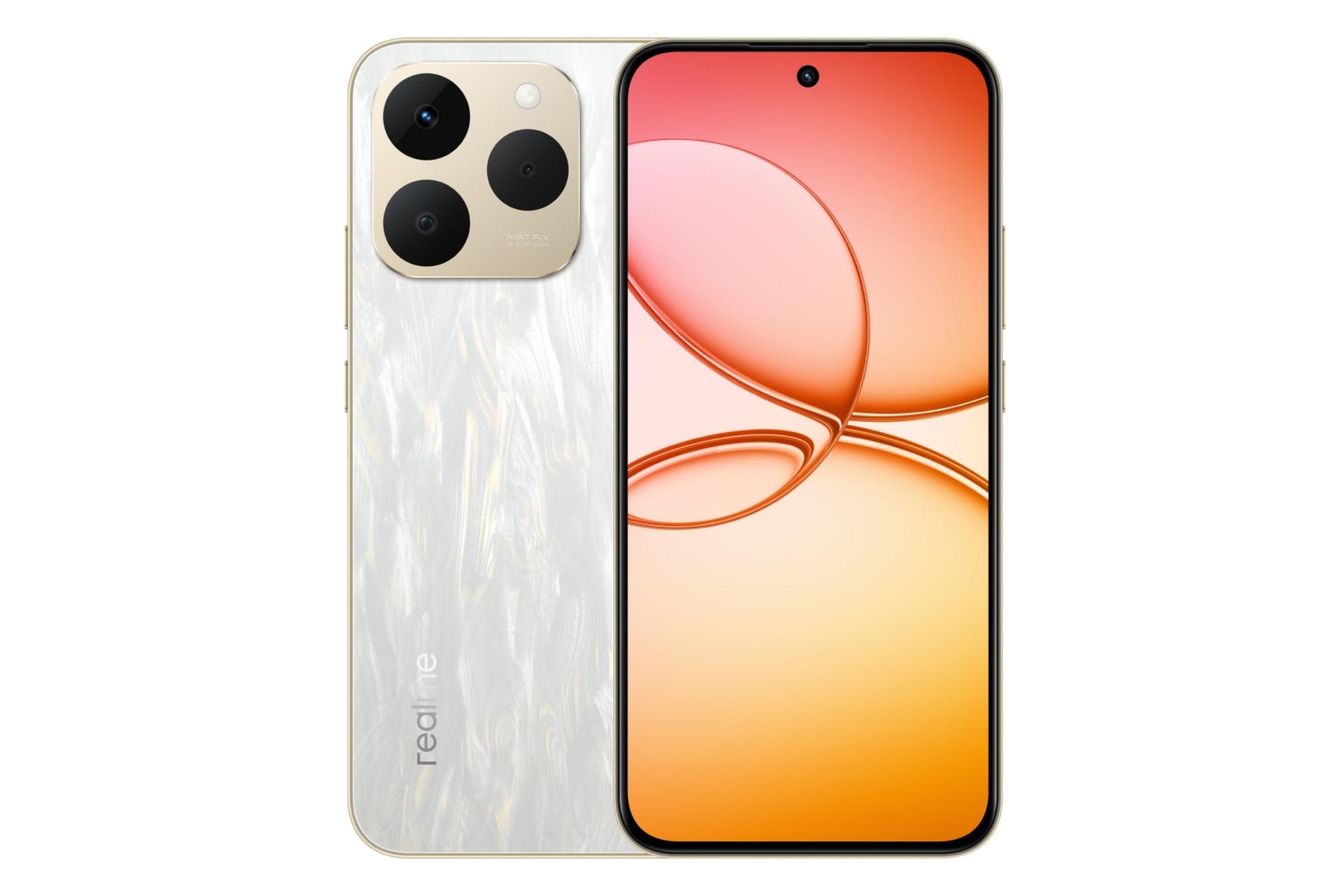 پنل جلو و پشت گوشی موبایل ریلمی Realme 15T نقره ای