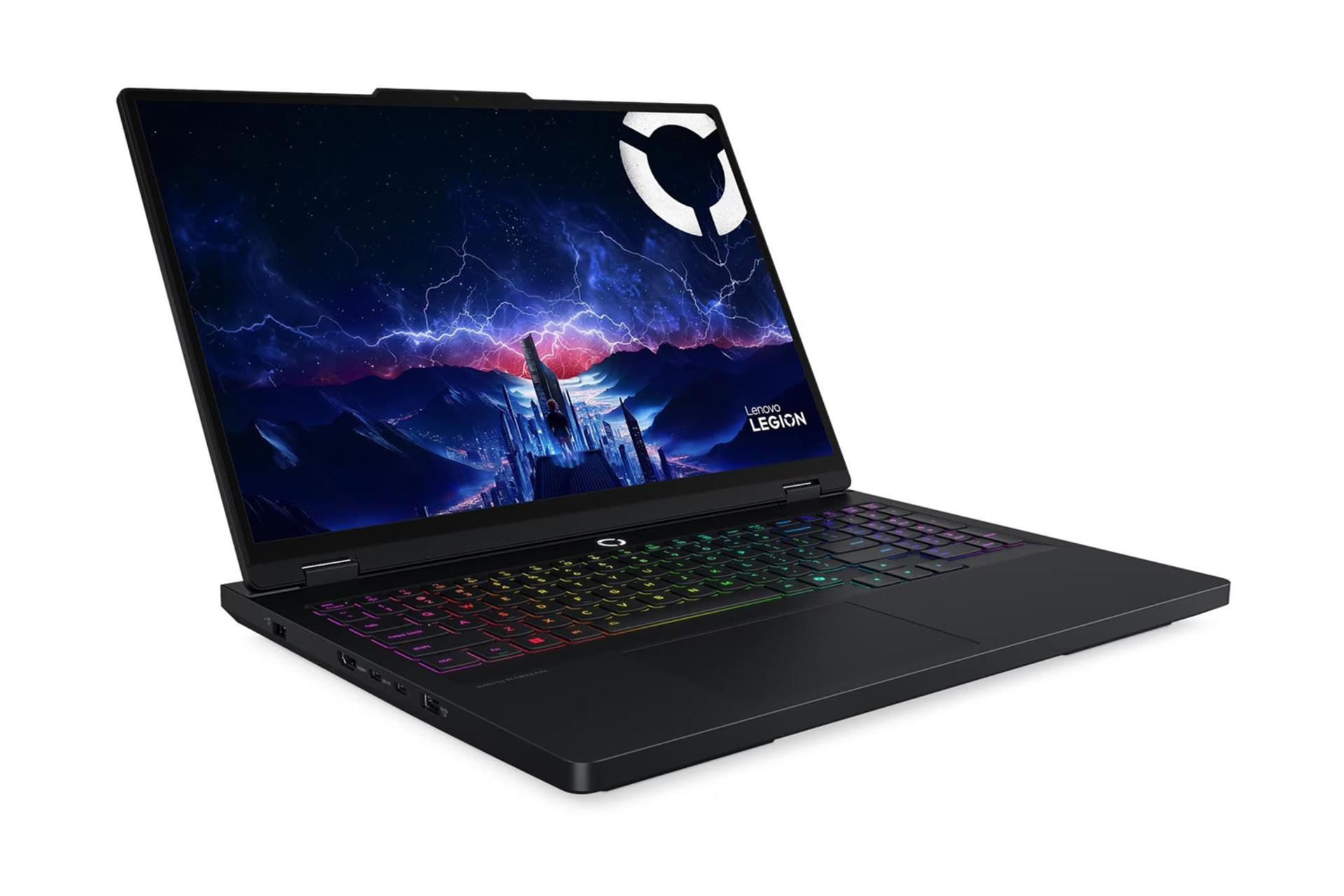 لپ تاپ لنوو Lenovo Legion Pro 5 16IAX10 نمای جلو و چپ