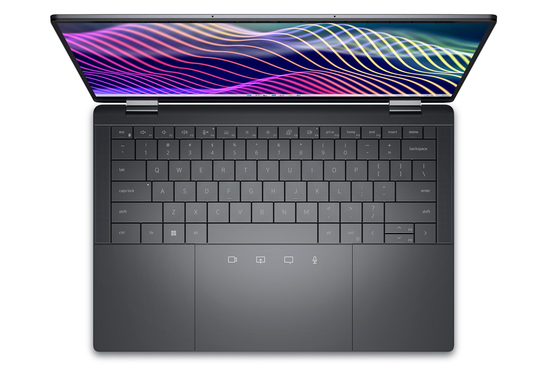 لپ تاپ دل Dell Latitude 9440 نمای بالا و کیبورد