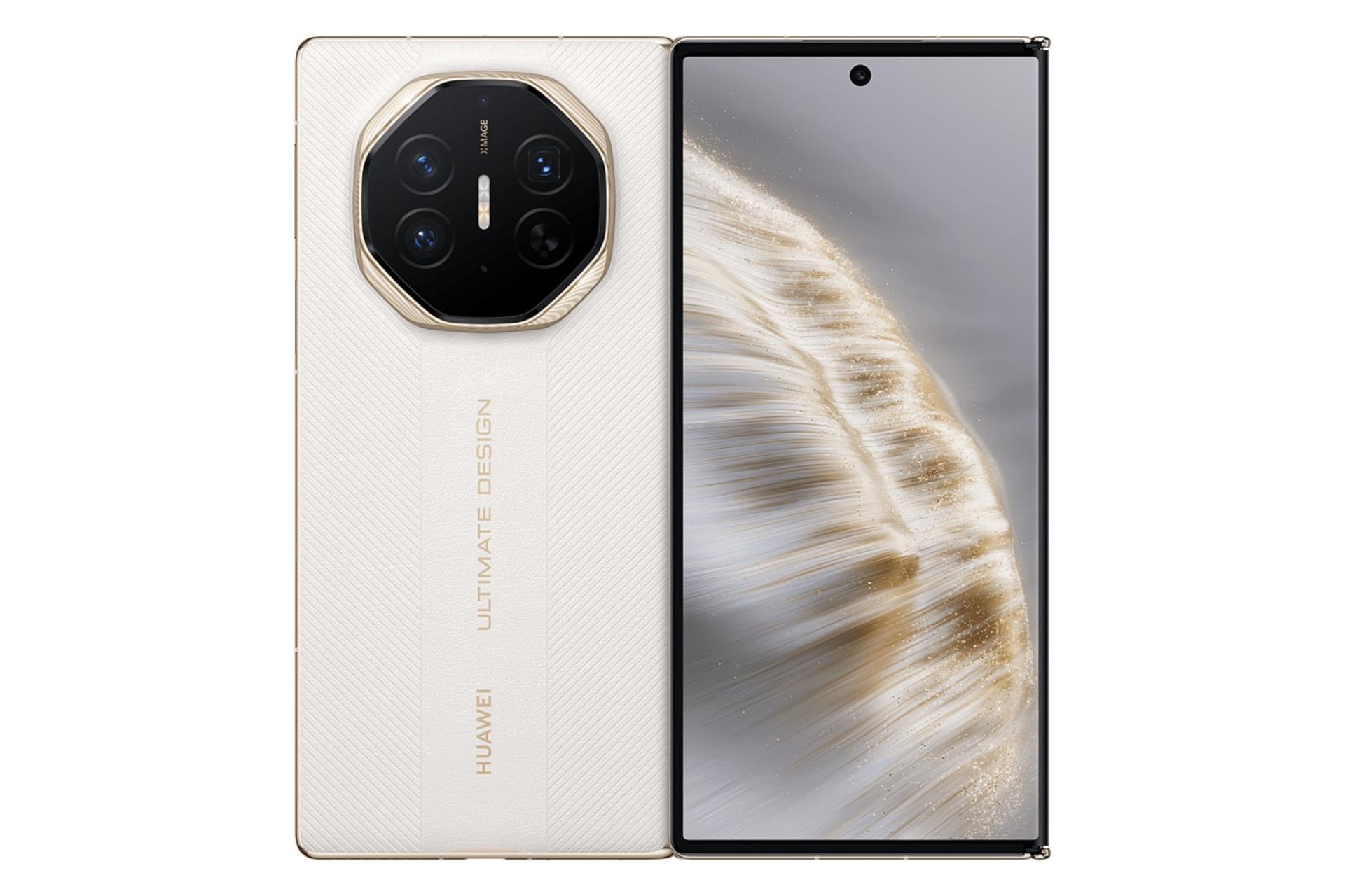 پنل جلو و پشت گوشی موبایل میت XTs آلتیمیت هواوی سفید / Huawei Mate XTs Ultimate