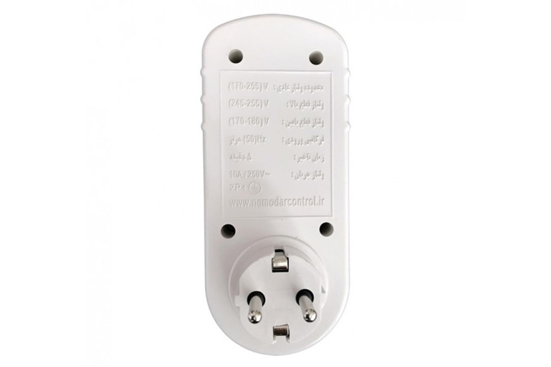 نمای پشت محافظ ولتاژ نمودار کنترل مدل M114