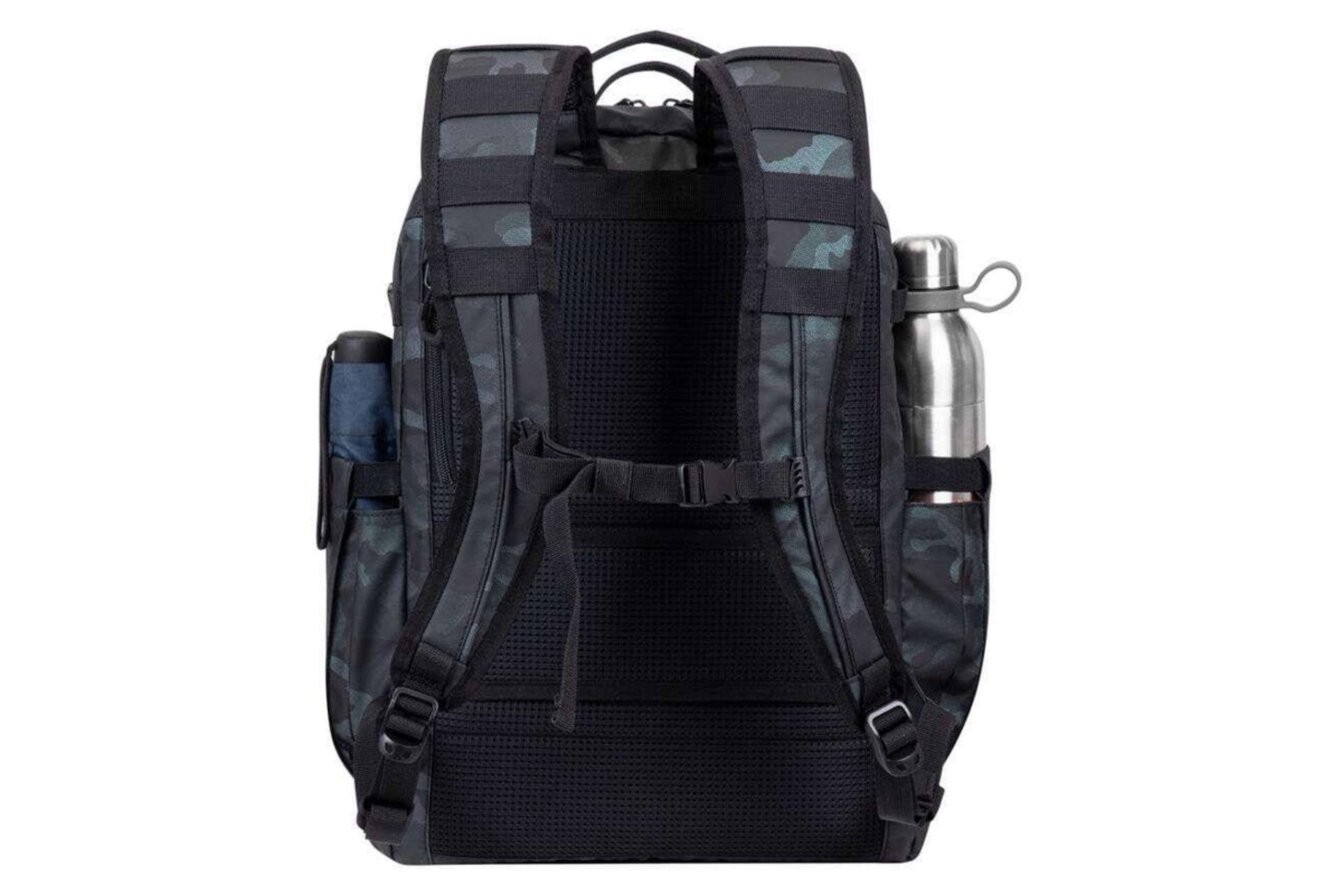 نمای پشت کوله پشتی لپ تاپ ریوا کیس 7631 مناسب 15.6 اینچ