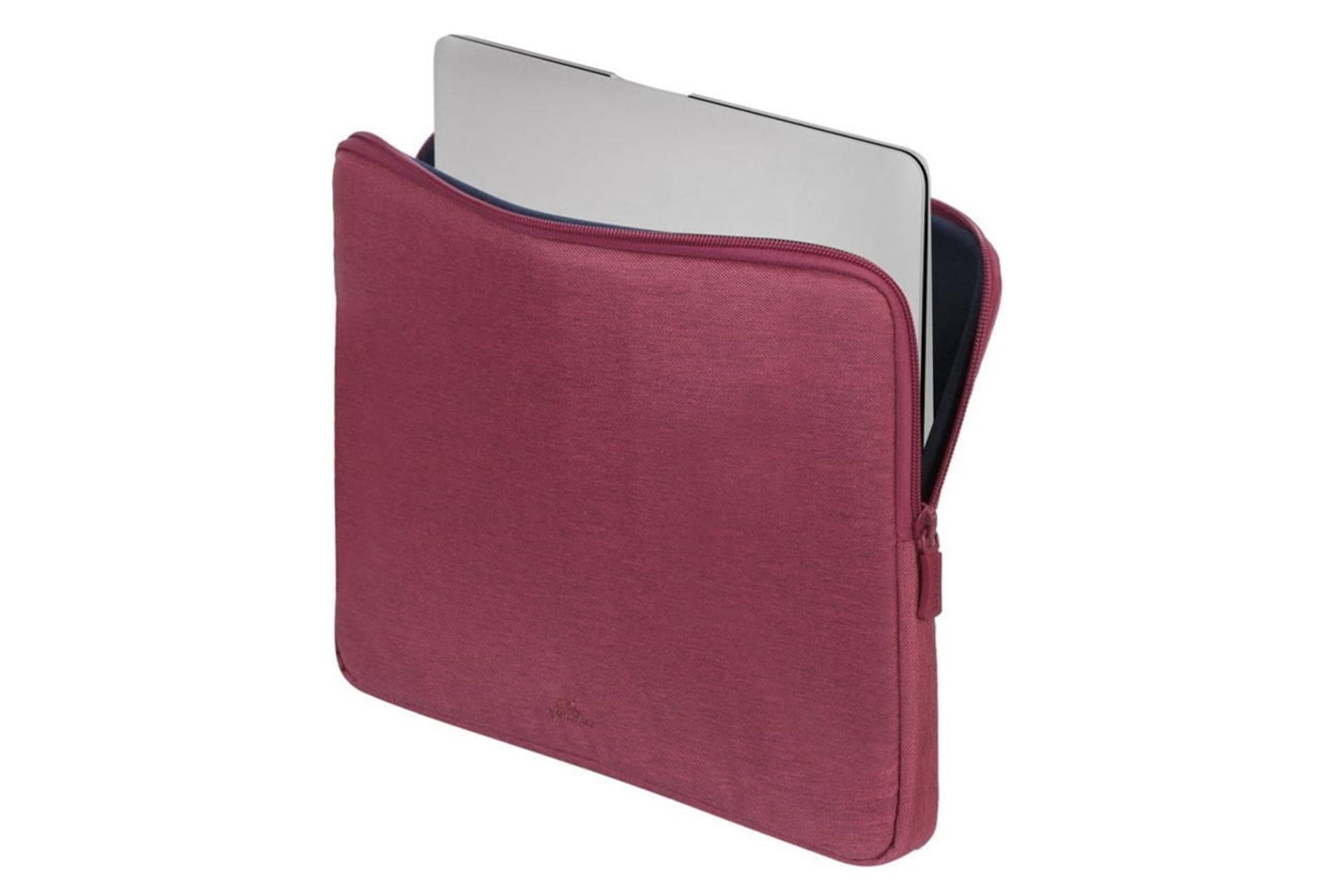 نمای داخل کیف لپ تاپ کاور لپ تاپ ریوا کیس 7704 مناسب 14 اینچ