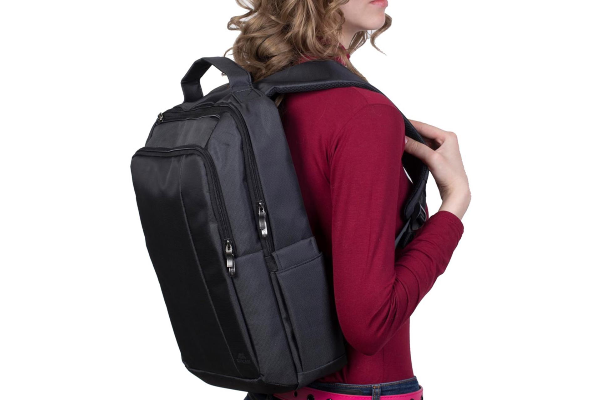 کوله پشتی لپ تاپ ریوا کیس 8262 مناسب 15.6 اینچ