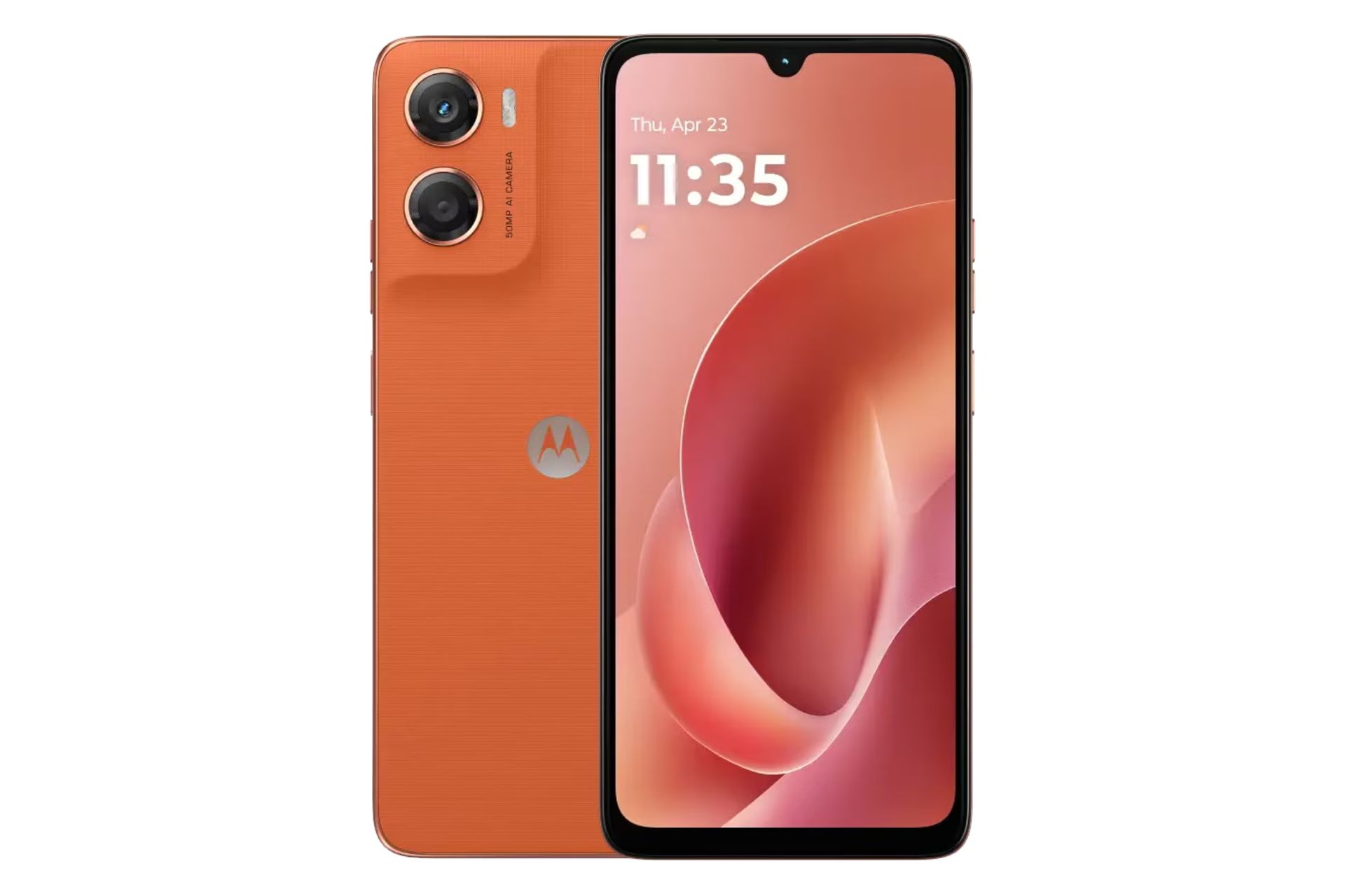 پنل جلو و پشت گوشی موبایل موتو G06 موتورولا مرجانی / Motorola Moto G06