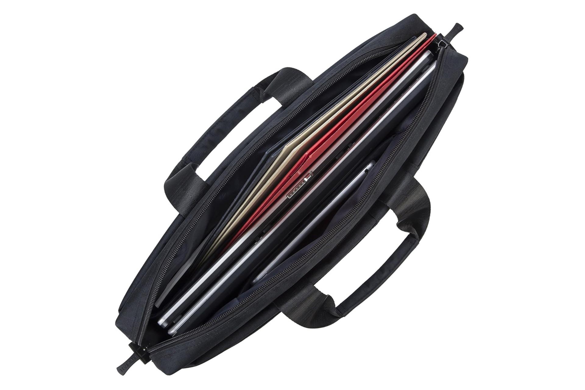 کیف لپ تاپ ریوا کیس 8335 مناسب 15.6 اینچ نمای بالا