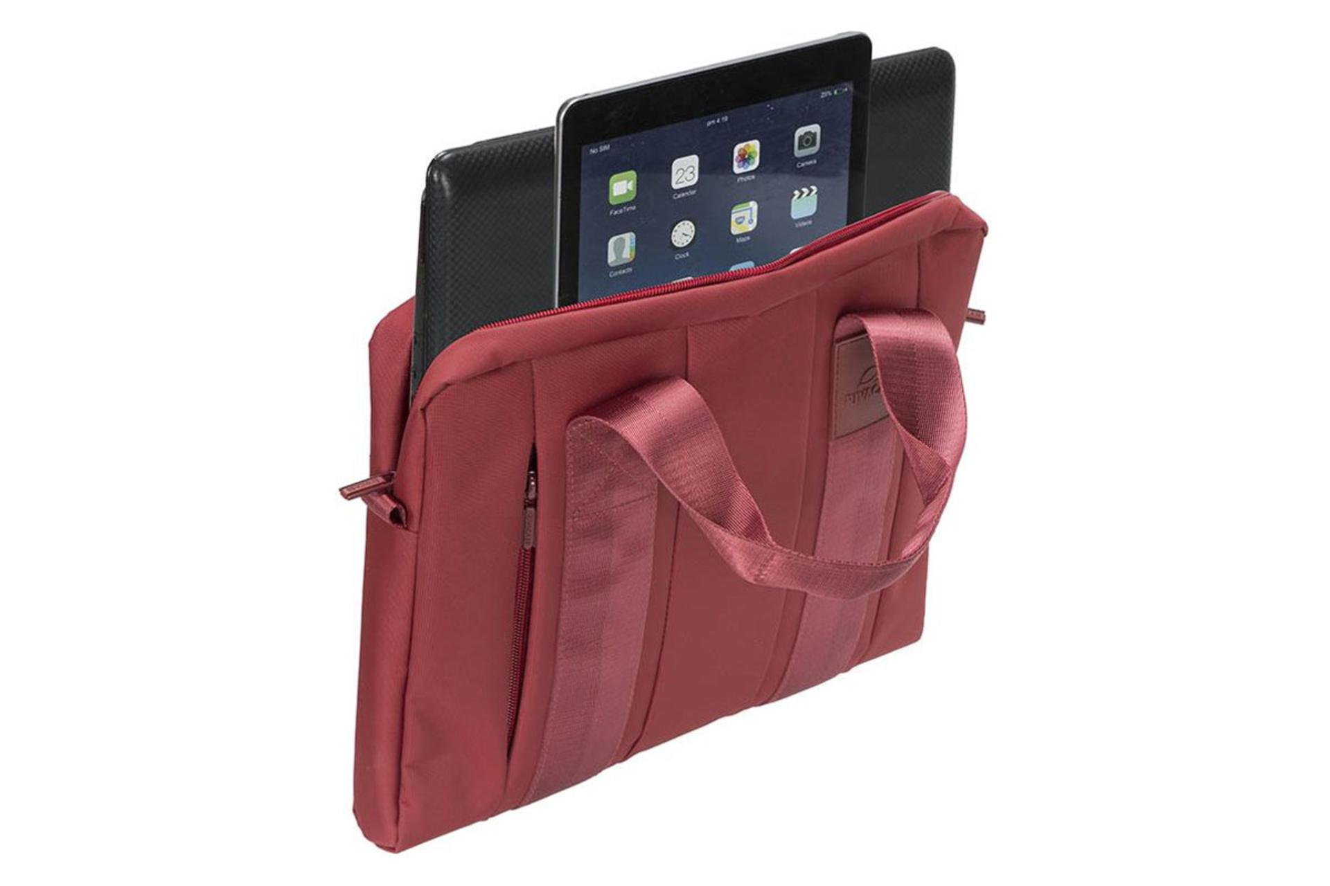 کیف لپ تاپ ریوا کیس 8830 مناسب 15.6 اینچ رنگ قرمز