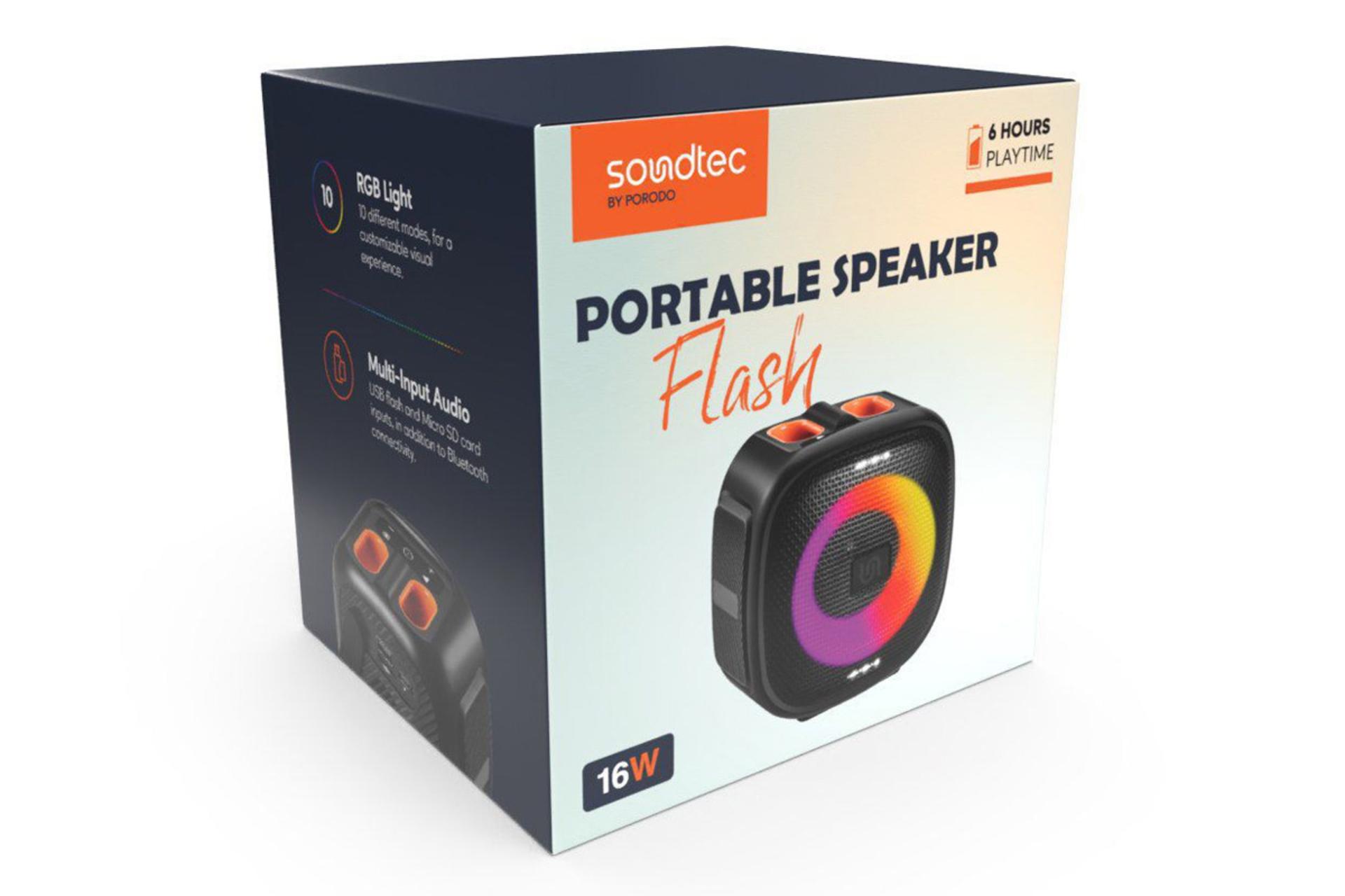 جعبه اسپیکر پرودو Soundtec Flash RGB STRGBS