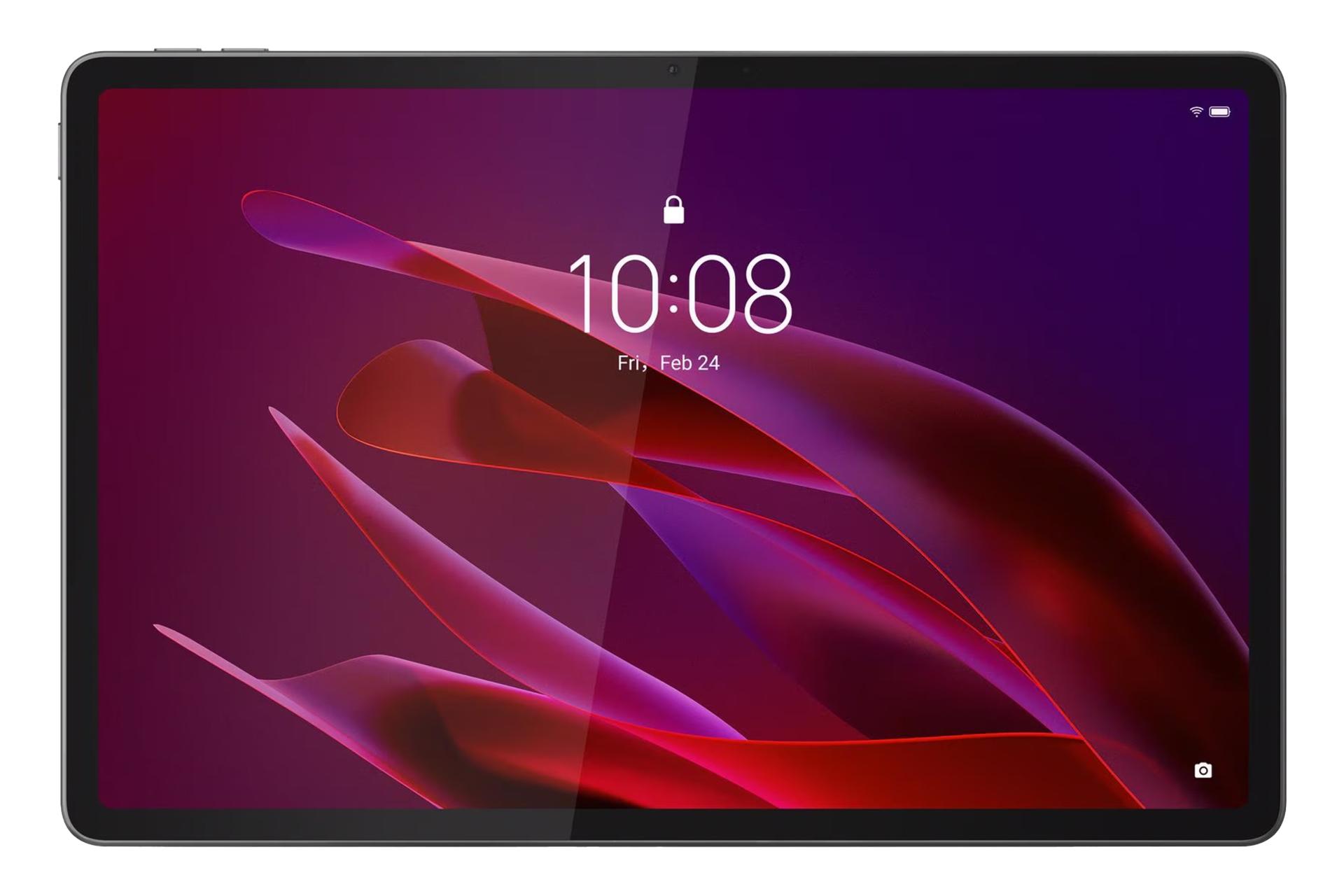 نمای پنل جلوی تبلت یوگا تب لنوو / Lenovo Yoga Tab با نمایش حاشیه‌های نمایشگر