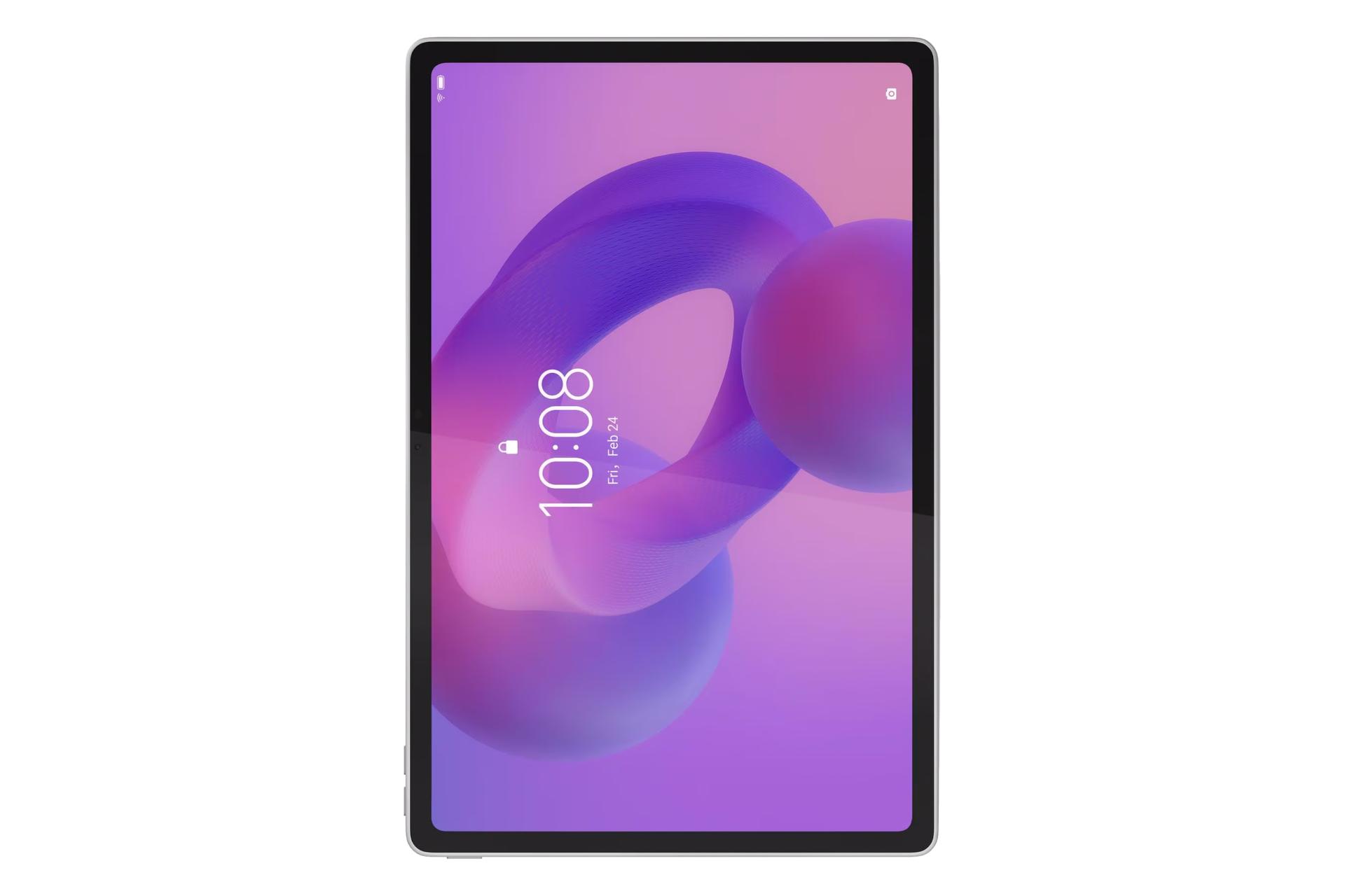 نمای پنل جلوی تبلت Idea تب پلاس لنوو / Lenovo Idea Tab Plus با نمایش حاشیه‌های نمایشگر و دوربین سلفی