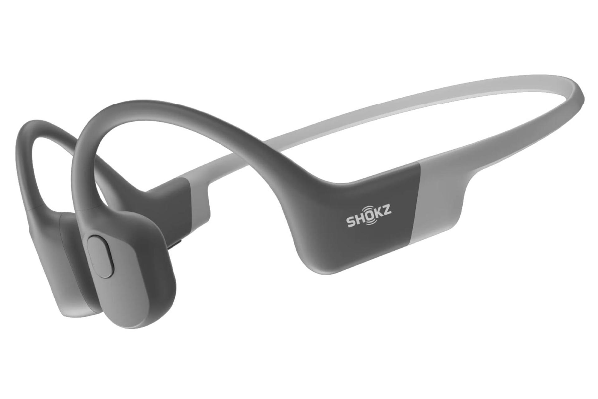 هدفون شاکز OpenRun S085 رنگ خاکستری