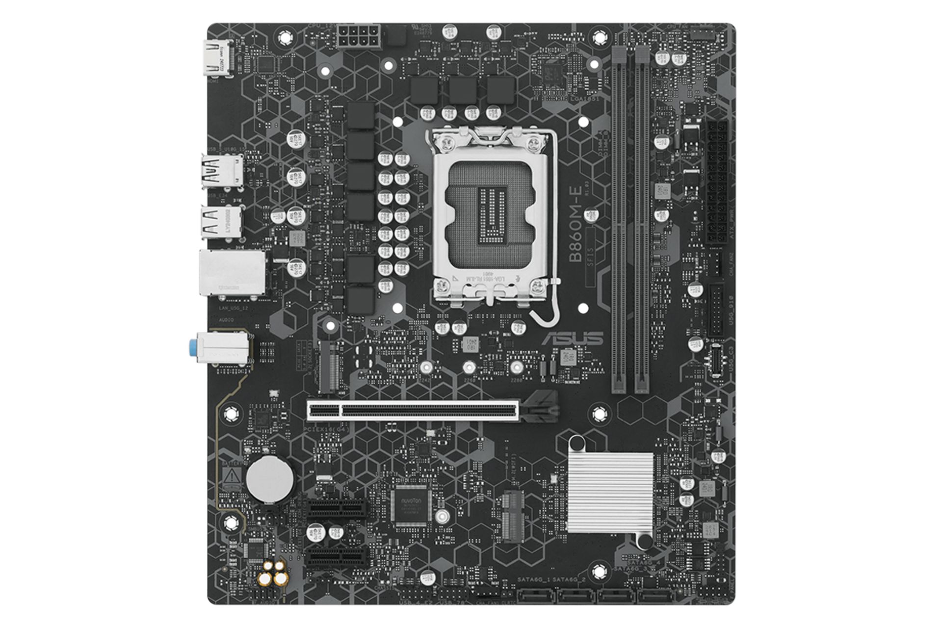 مادربرد ایسوس PRIME B860M-E نمای روبرو