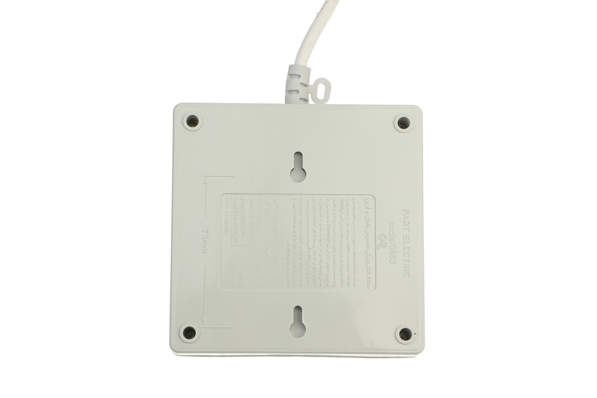 نمای پشت محافظ ولتاژ پارت الکتریک مدل PE767