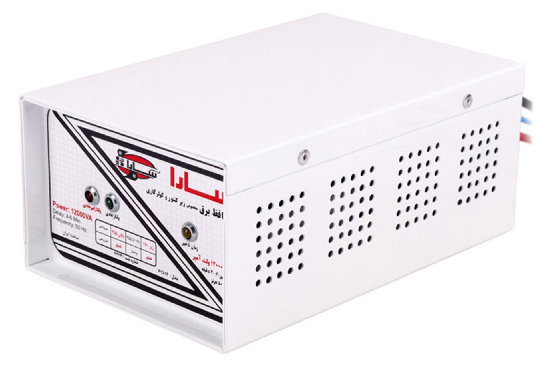 ابعاد و اندازه محافظ ولتاژ سارا مدل P121F