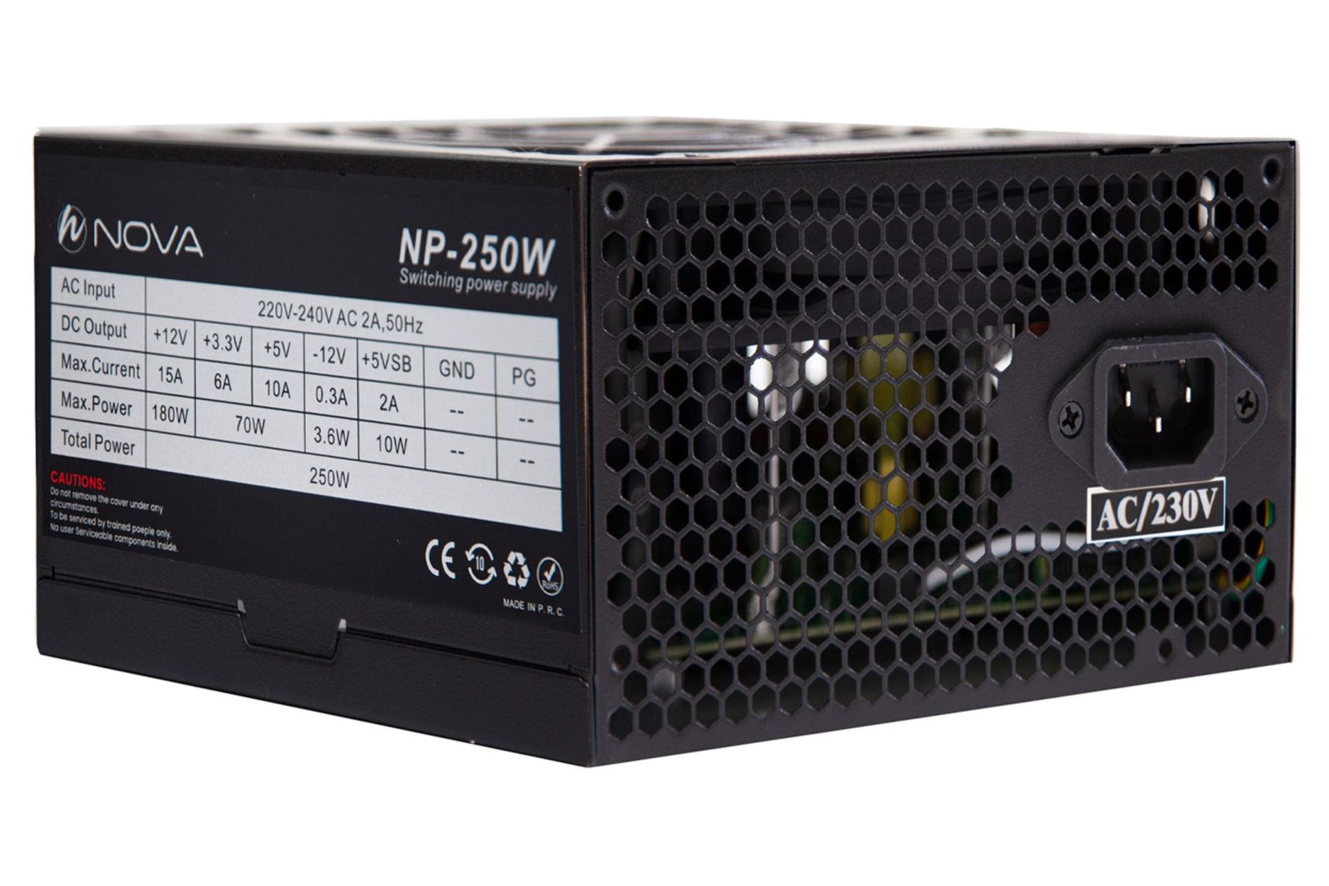 پاور کامپیوتر نوا NP-250 با توان 250 وات