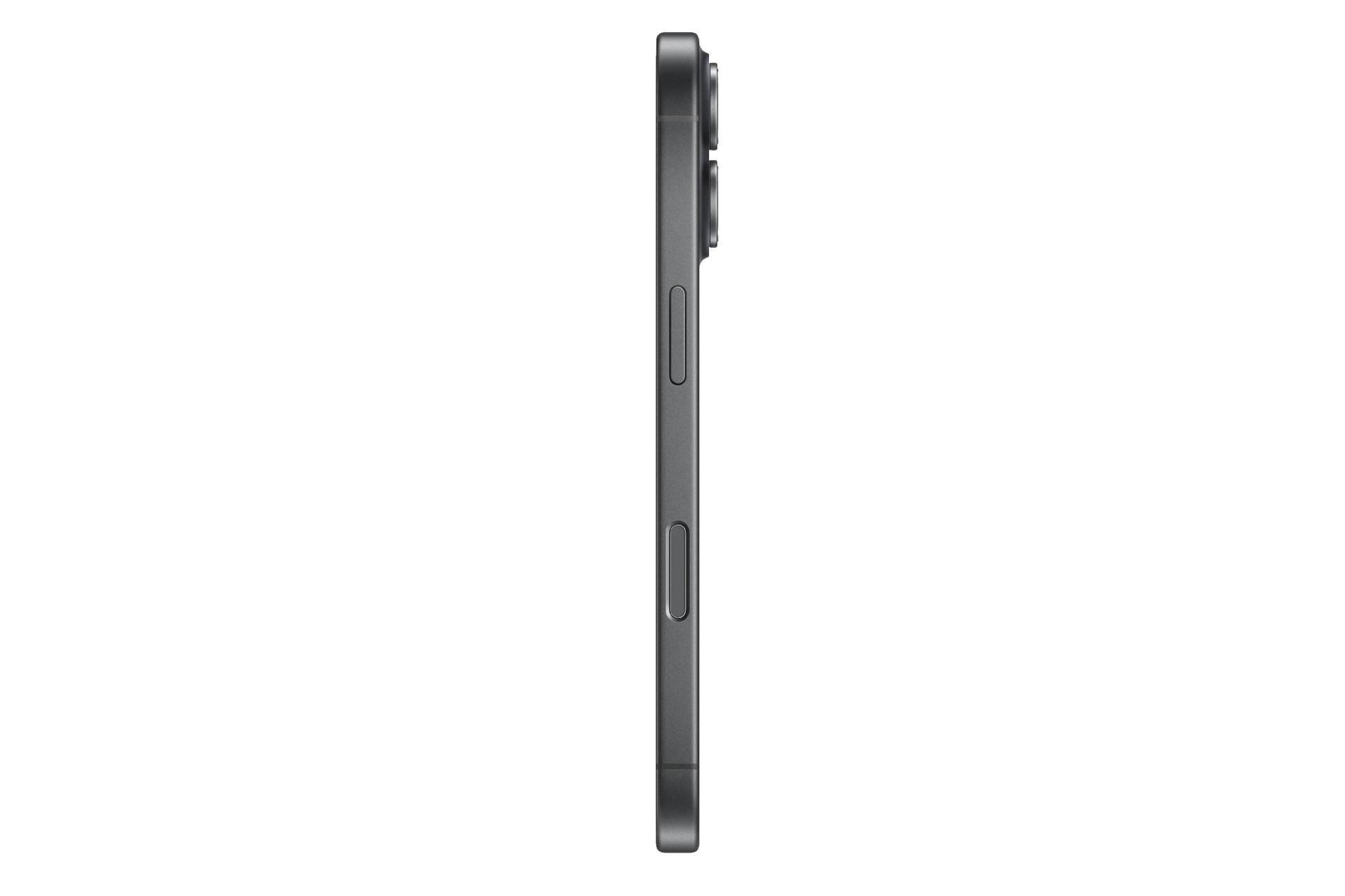 گوشی موبایل اپل آیفون 17 رنگ مشکی نمای جانبی Apple iPhone 17