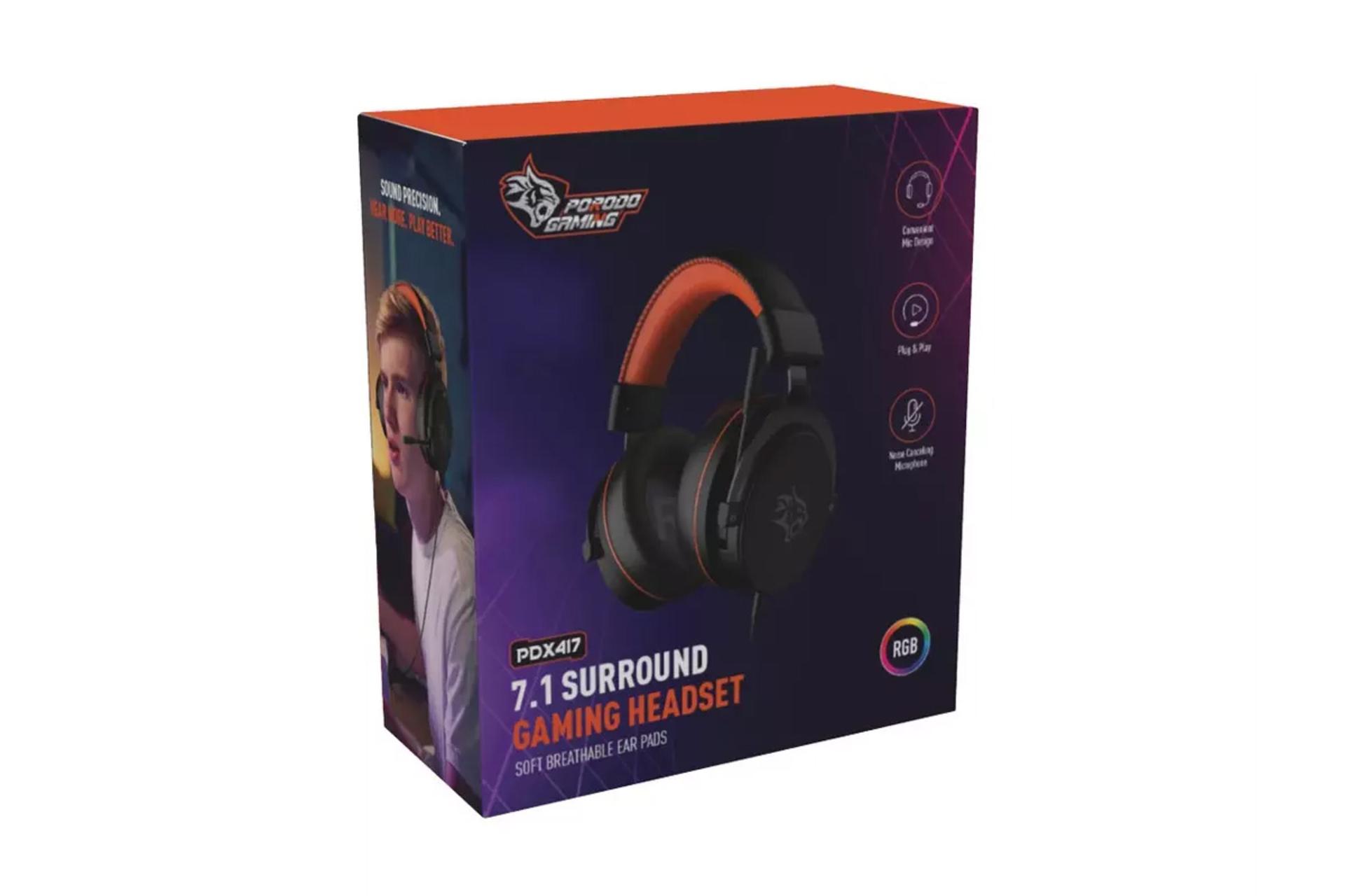 جعبه هدفون پرودو Gaming PC RGB ENC