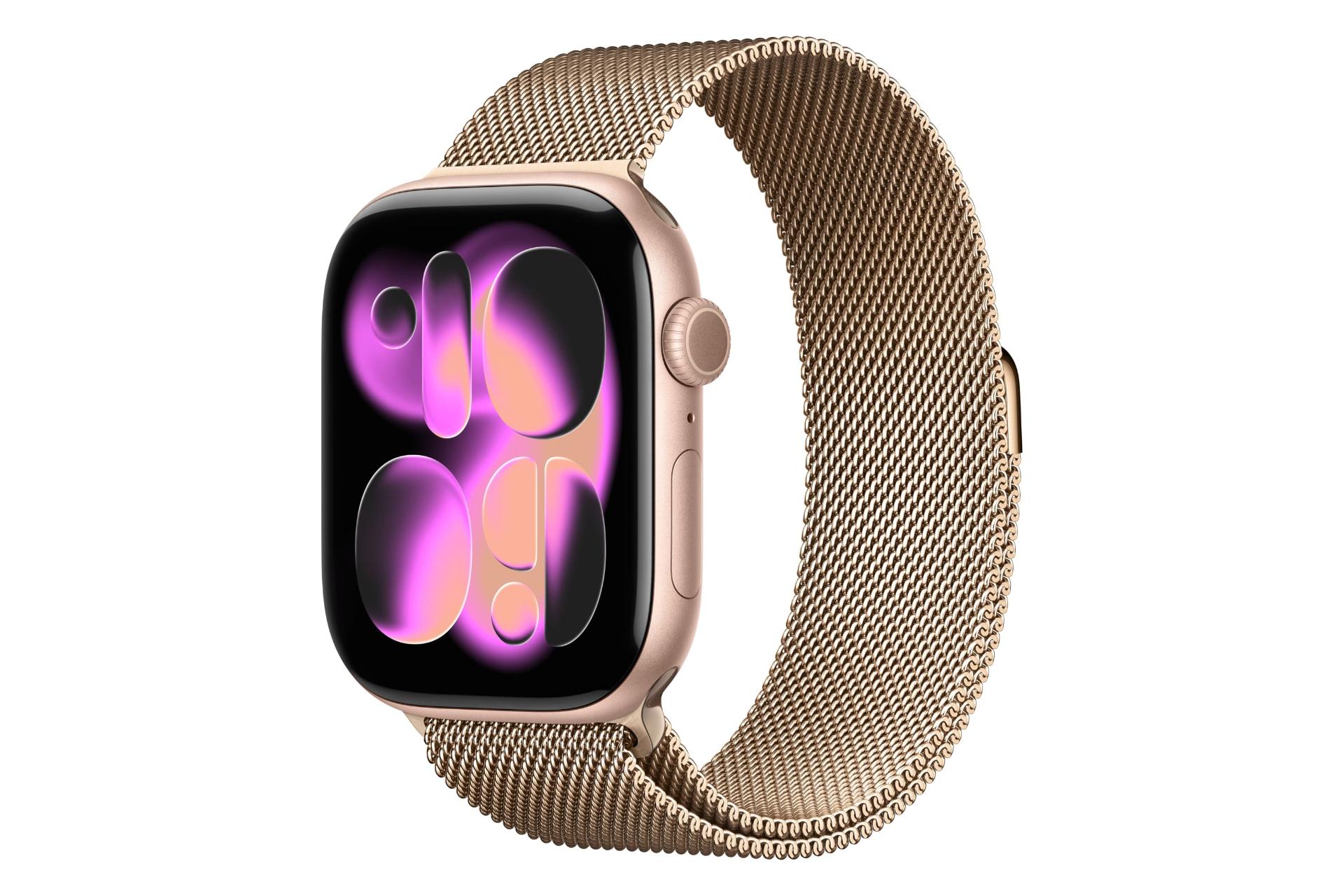 مرجع متخصصين ايران ساعت هوشمند اپل واچ سري 11 آلومينيوم مدل 46 ميلي‌متري رز گلد / Apple Watch Series 11 46mm Aluminum
