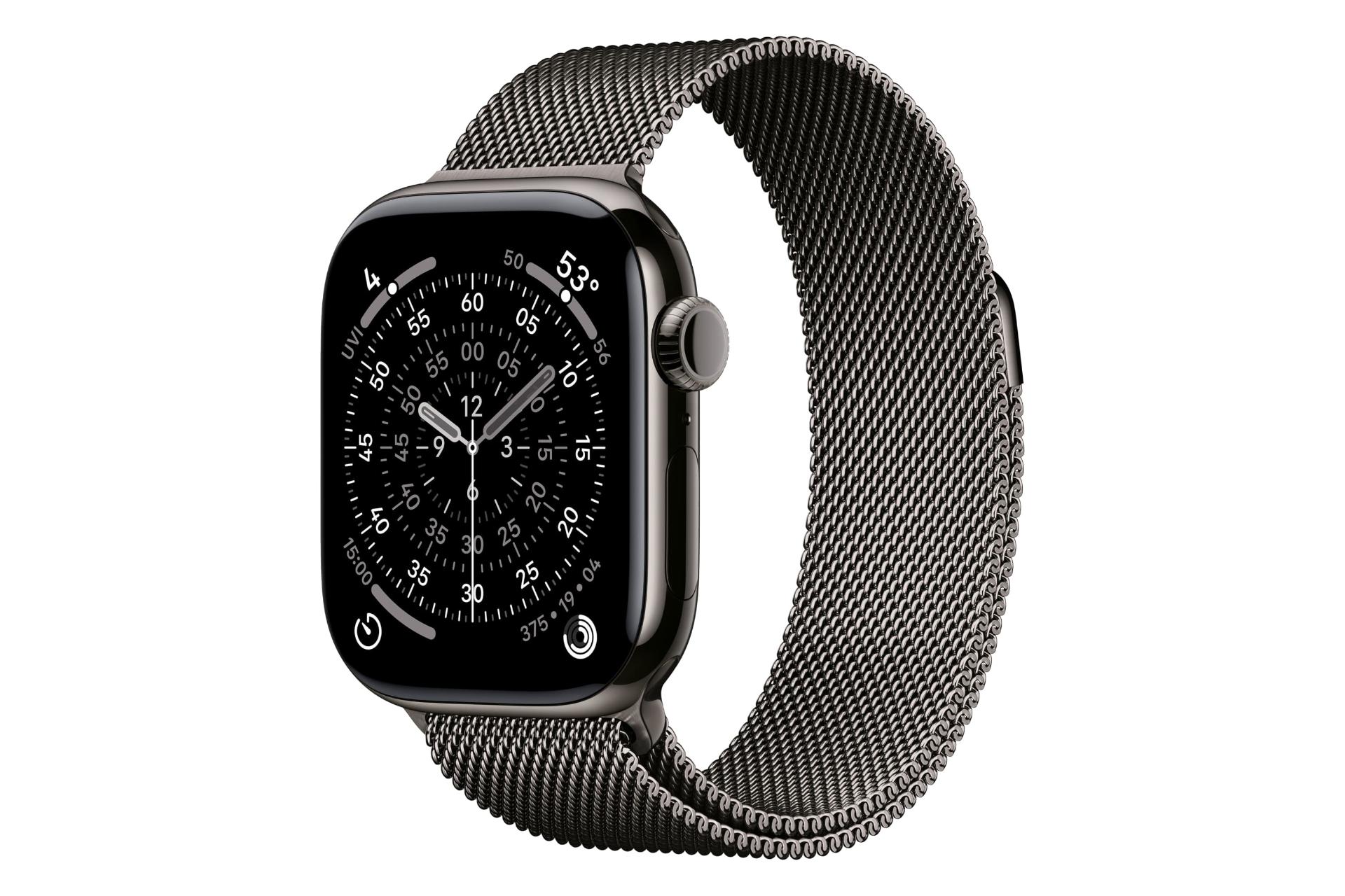 ساعت هوشمند اپل واچ سری 11 تیتانیوم مدل 42 میلی‌متری مشکی / Apple Watch Series 11 42mm Titanium