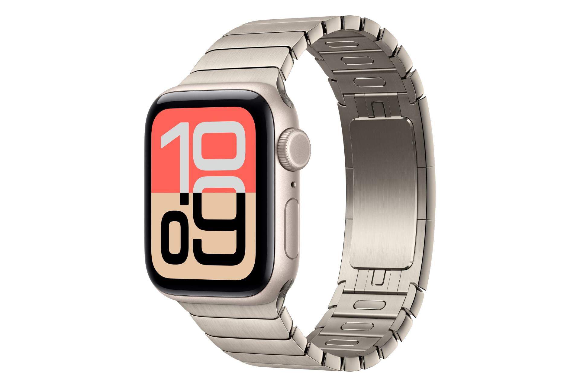 ساعت هوشمند اپل واچ اس ای 3 مدل 40 میلی‌متری طلایی روشن / Apple Watch SE 3 40mm