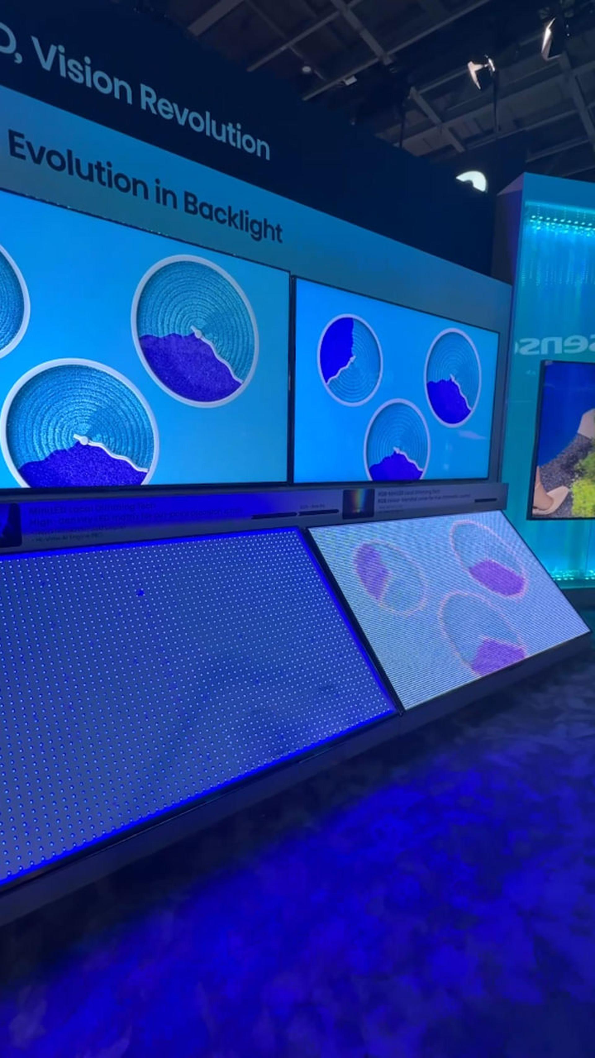 پنل جدید تلویزیون RGB mini LED هایسنس