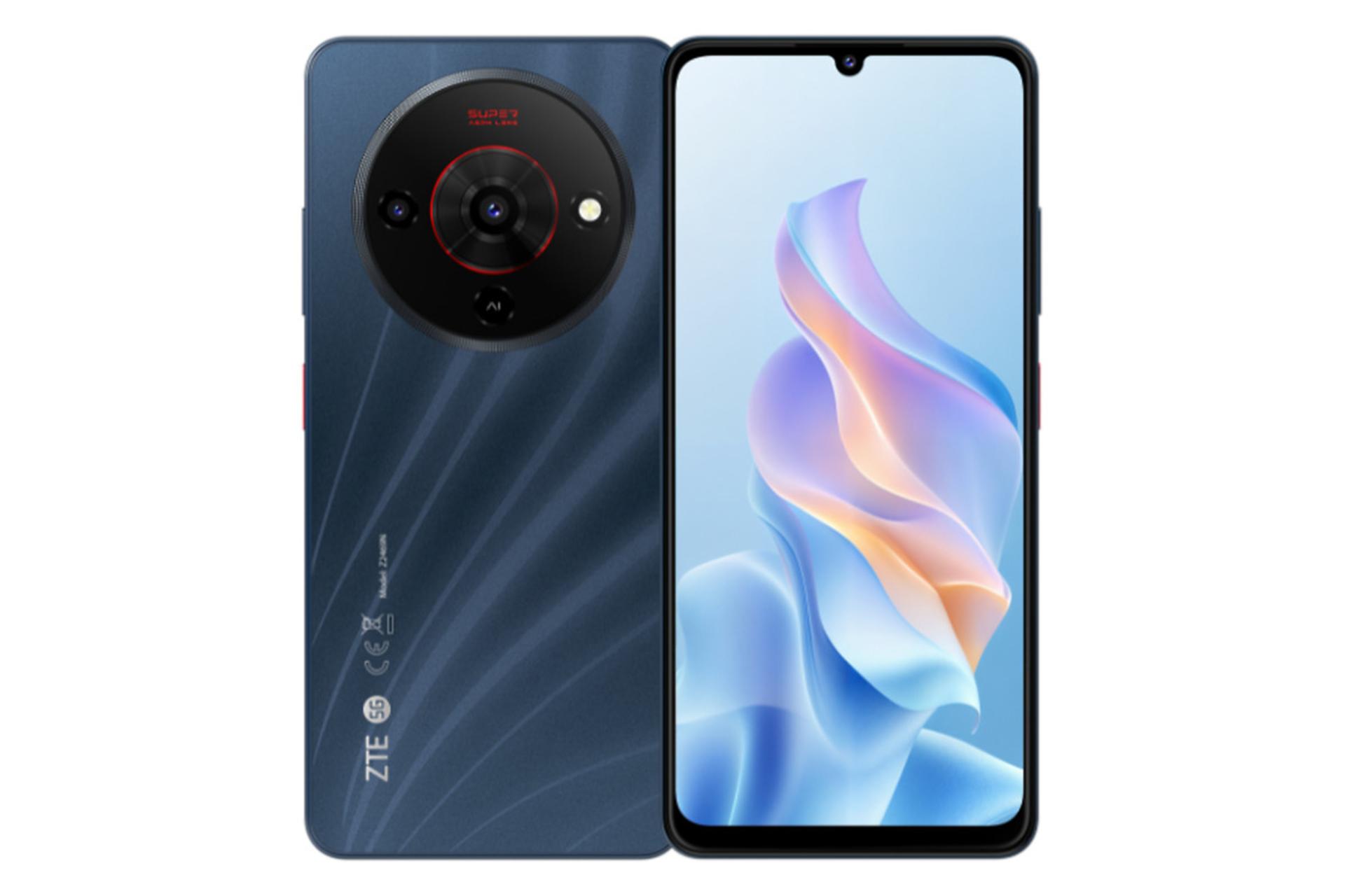 پنل جلو و پشت گوشی موبایل بلید A76 زد تی ای مشکی / ZTE Blade A76