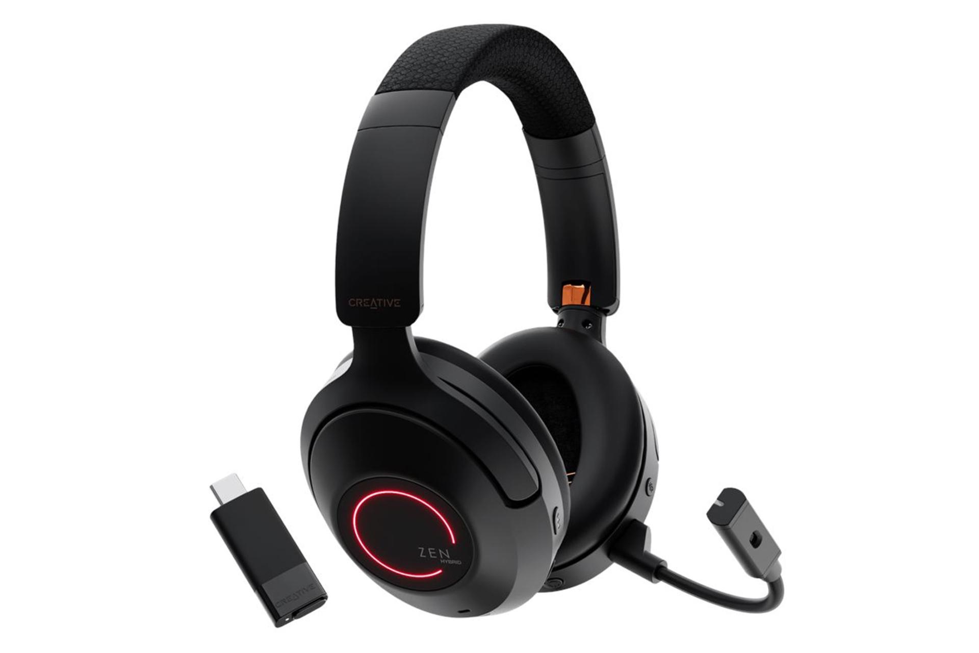 هدفون کریتیو Zen Hybrid Pro SXFI رنگ مشکی